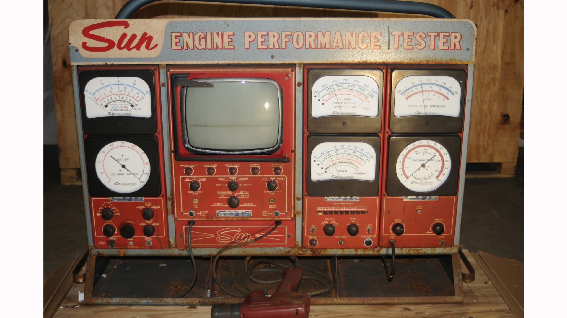 1960s Sun Engine Performance Tester at Kissimmee 2021 as M281 Mecum