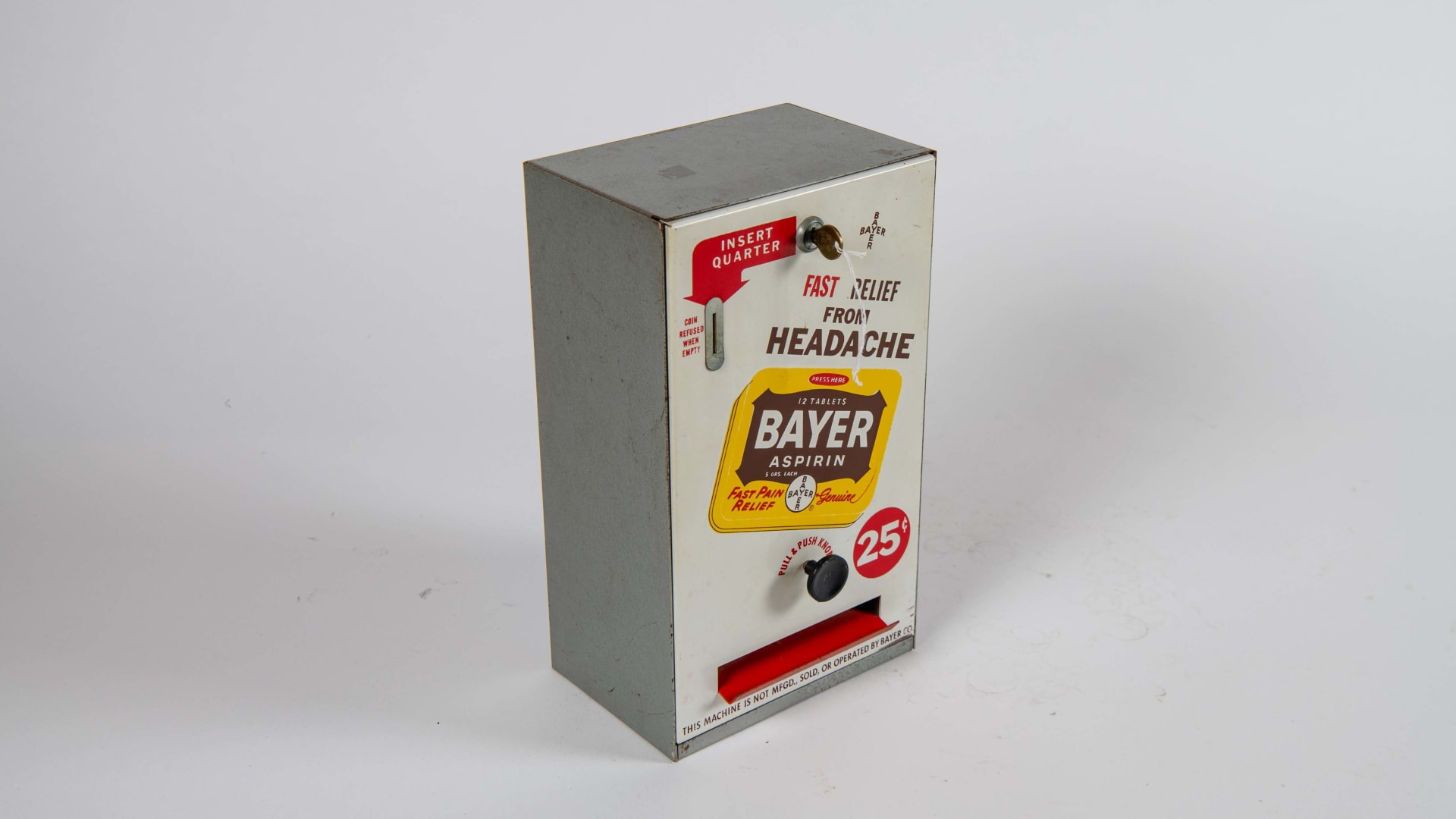 Bayer Aspirin Vending Machine at Kissimmee 2022 as M651 Mecum Auctions