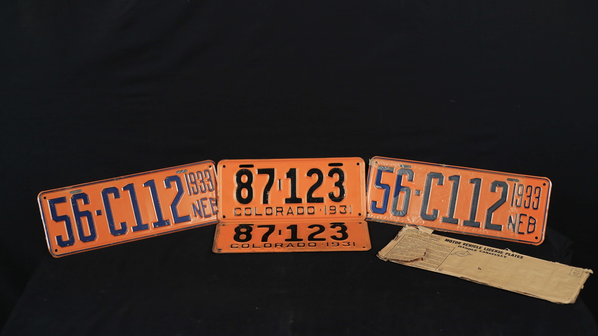 Colorado License Plates at Kissimmee Road Art 2019 as N138 Mecum Auctions