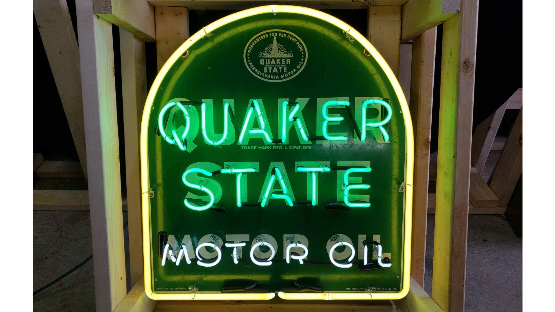 Quaker State SSTN 24x29 at Kissimmee Road Art 2019 as M274 Mecum Auctions
