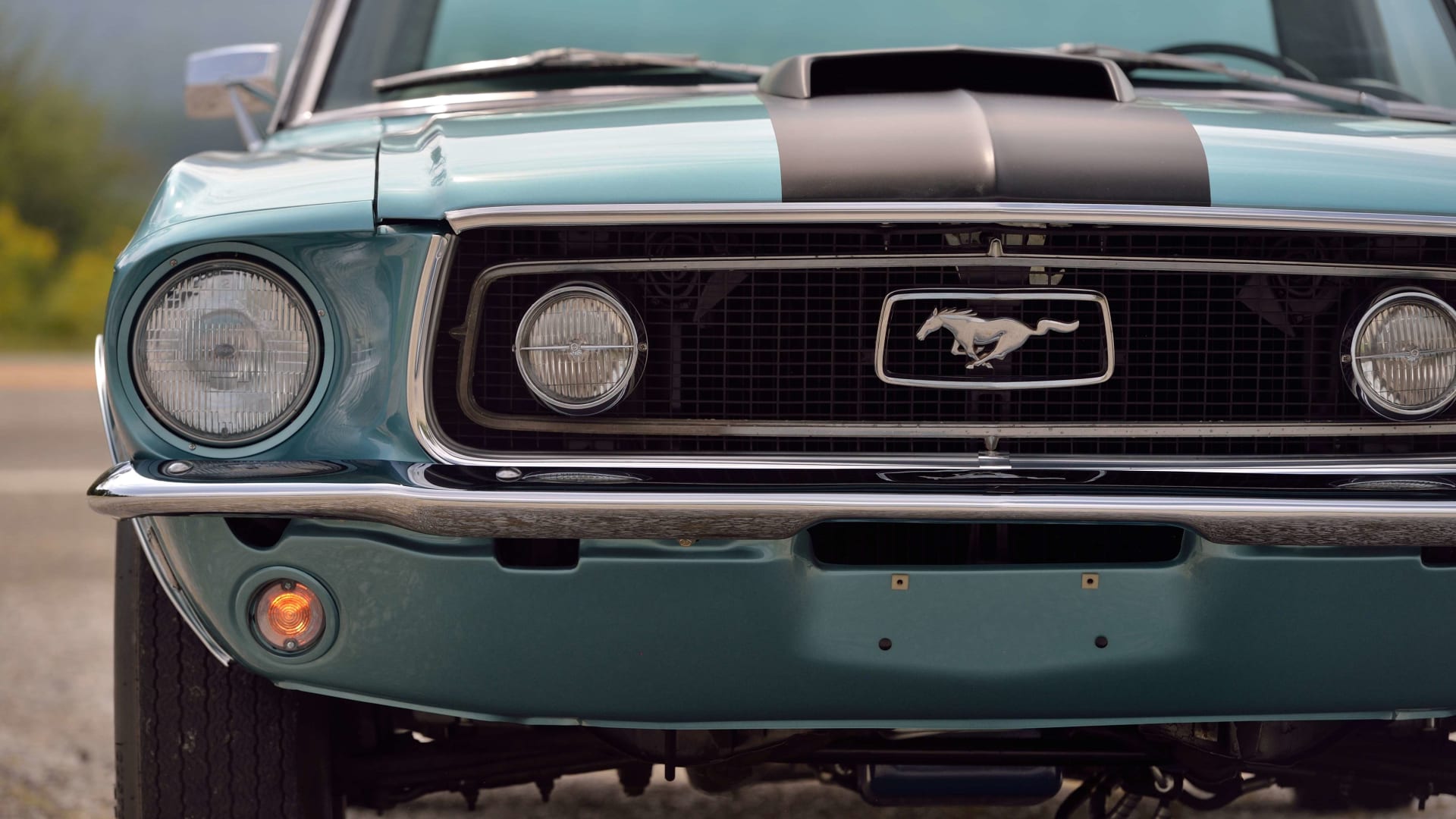 Ford Mustang GT Coupé 1968 – Action 1/24, Moulée Verte, Bangladesh