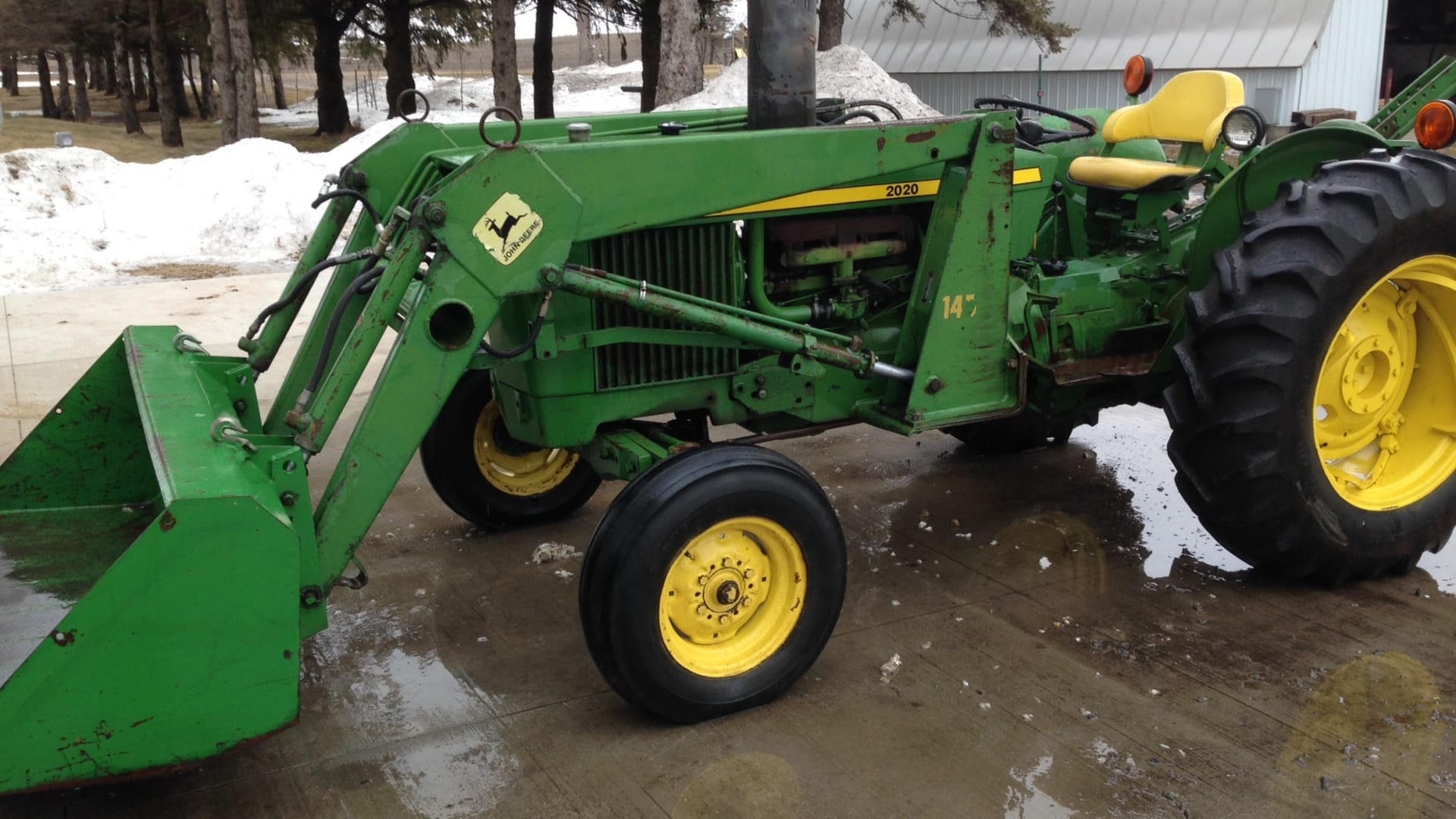 John Deere 2020 at Gone Farmin' Tractor Spring Classic 2016 as S3