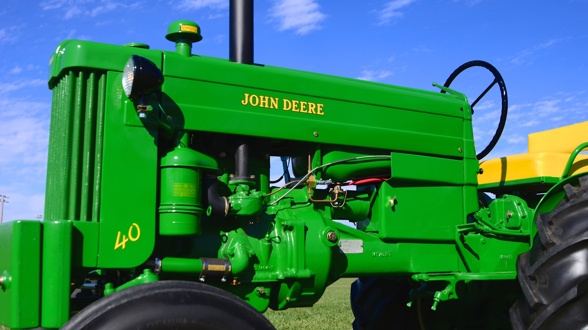 John Deere 40S All Fuel at Gone Farmin' Tractor Spring Classic 2016 as