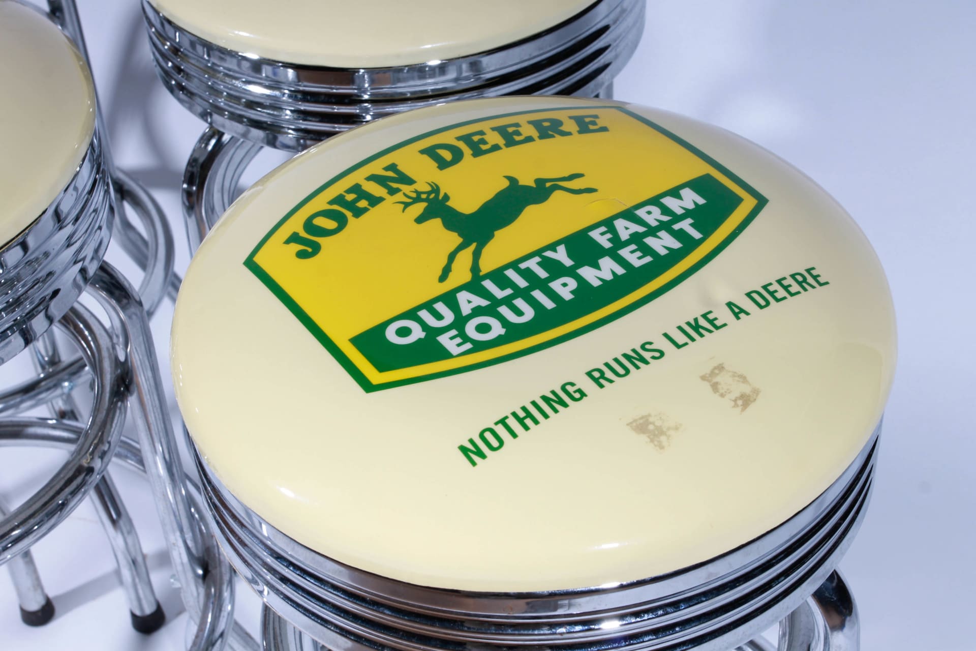 John Deere Bar Stools Lot Of 4 at Davenport 2020 as M82 Mecum Auctions