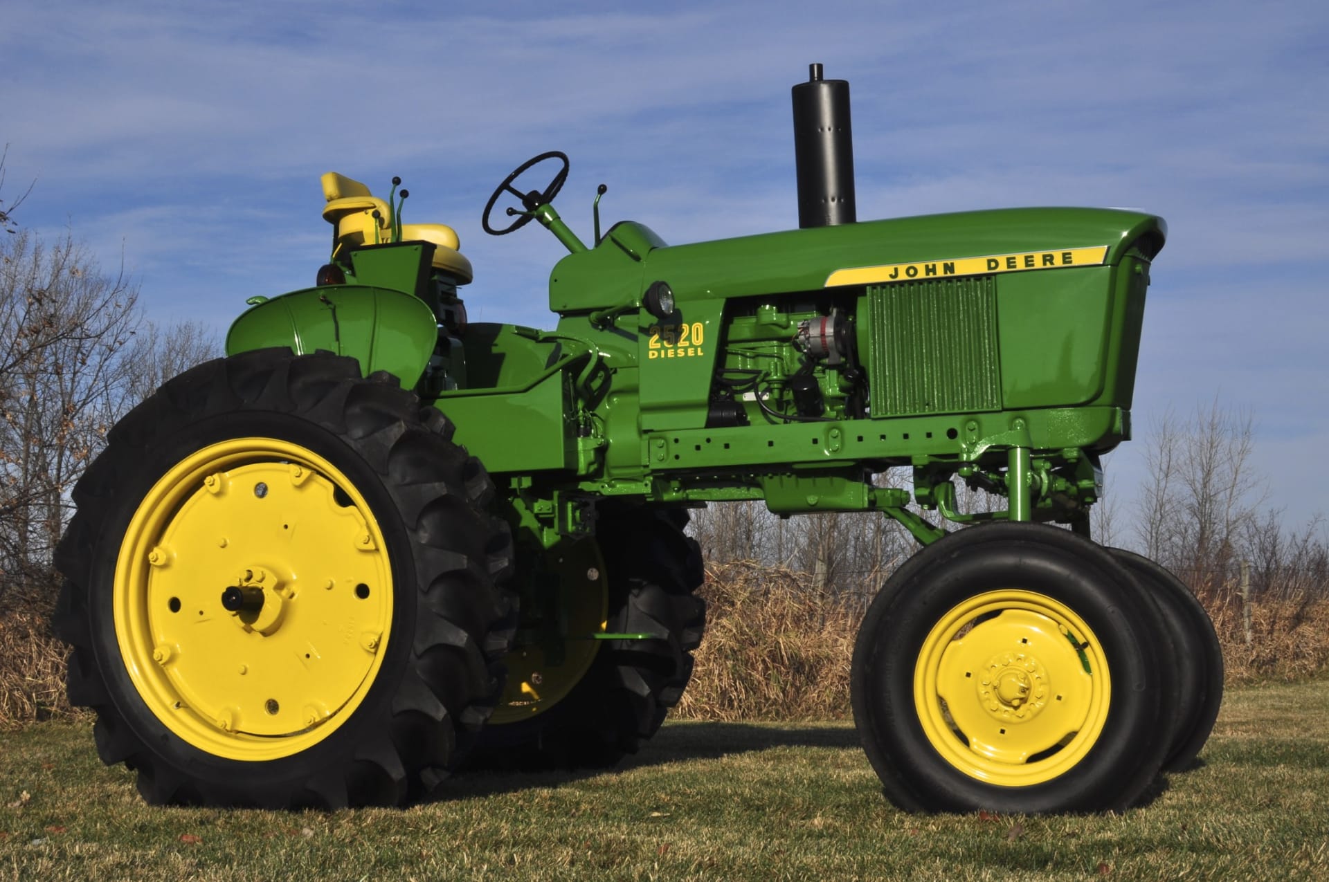 1971 John Deere 2520 HiCrop at Gone Farmin' Tractor Spring Classic 2014 as S37 Mecum Auctions