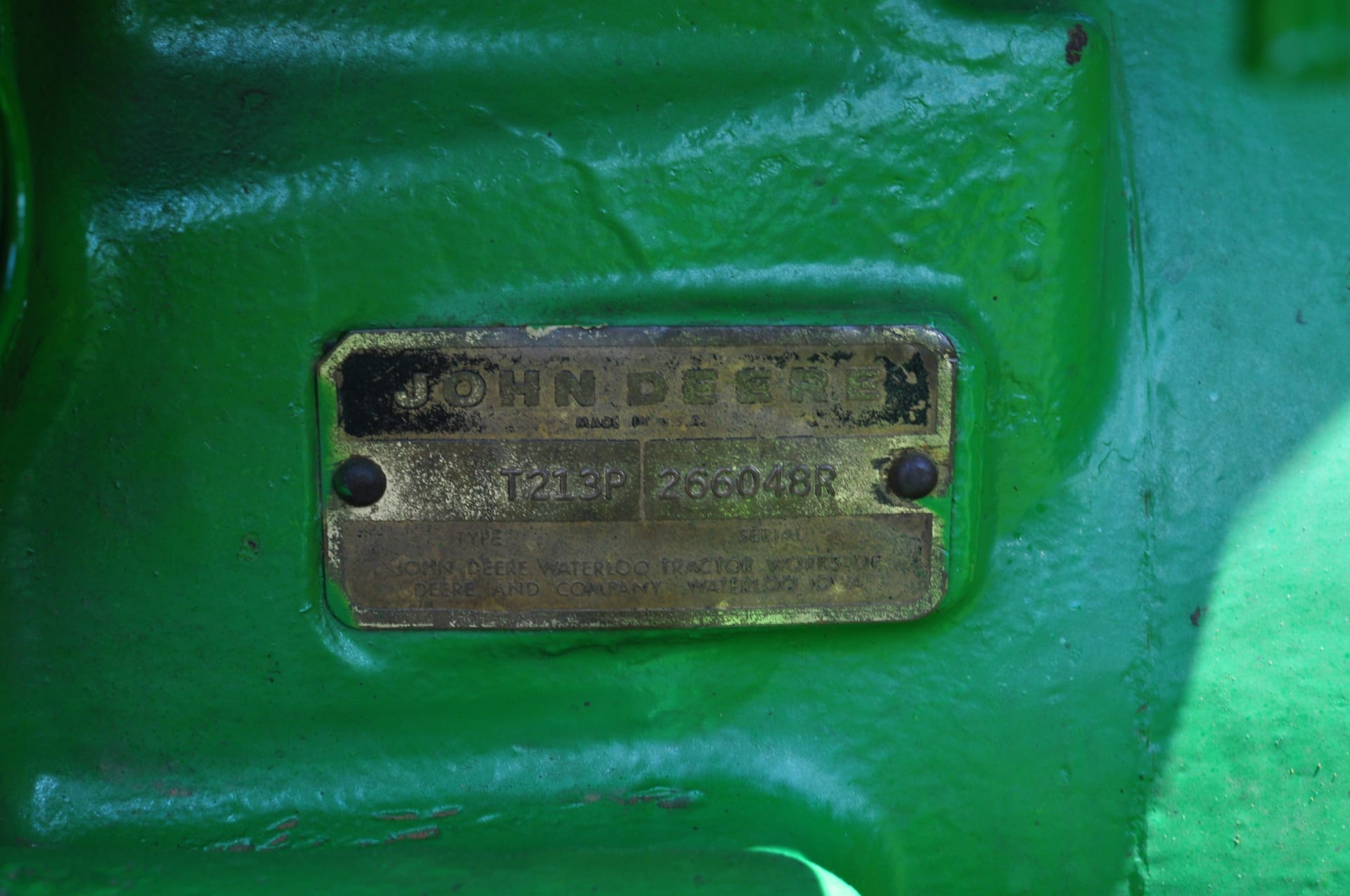 1972 John Deere 4020 Power Shift at Gone Farmin Nashville 2014 asS93