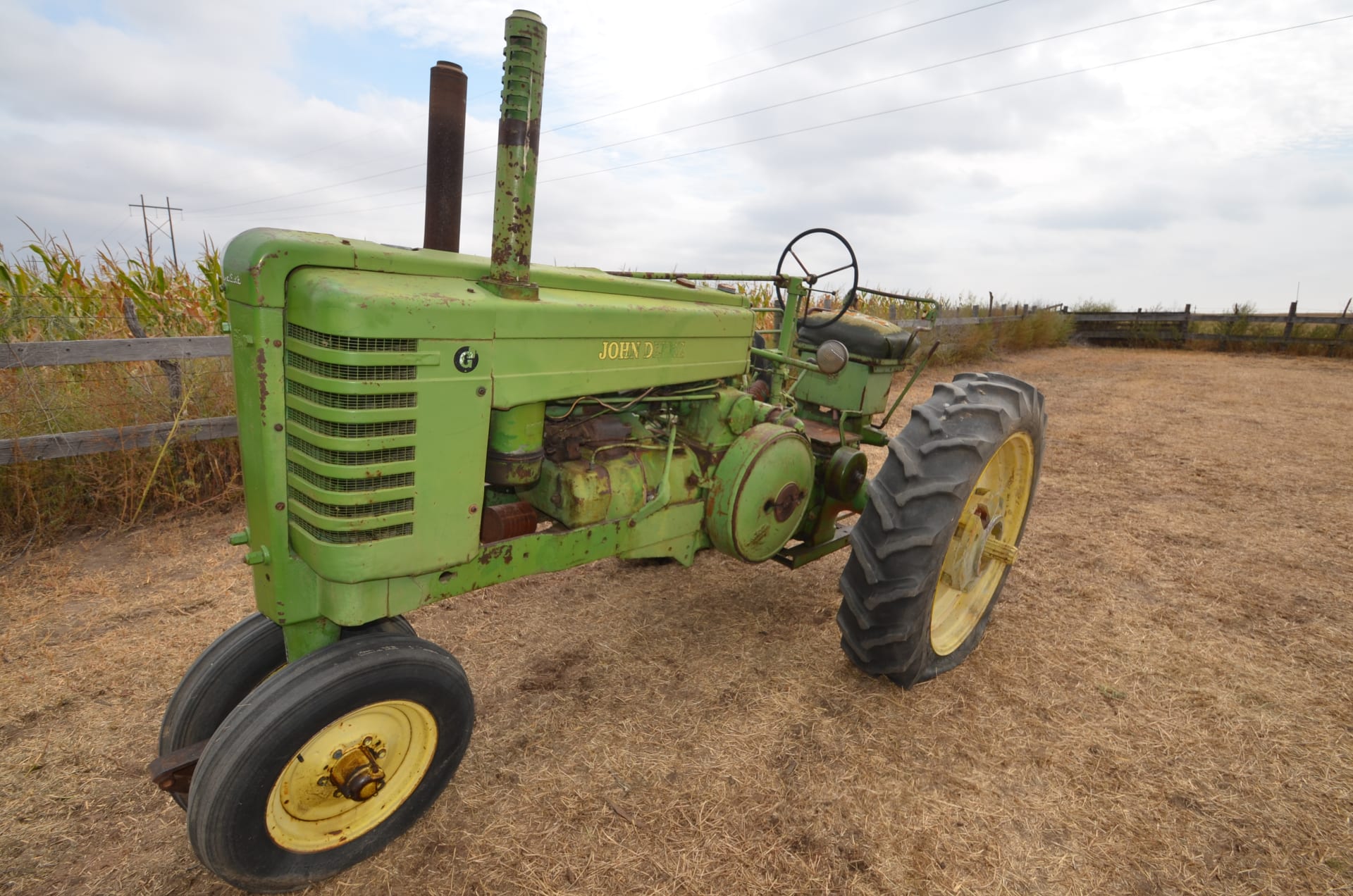 1949 John Deere G at Gone Farmin' Iowa Premier 2015 asS248 Mecum Auctions