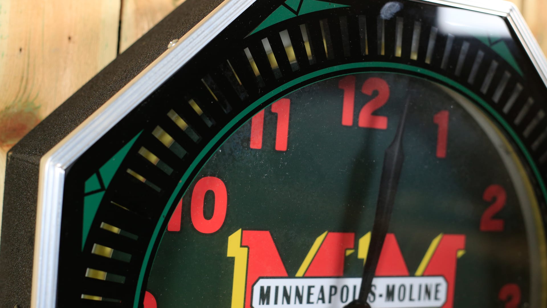 MinneapolisMoline Neon Clock, Reproduction 18x18 at Gone Farmin' Iowa