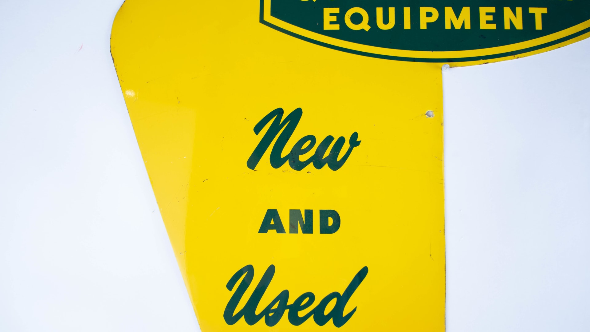 John Deere Quality Farm Equipment SSP Sign - Aumann Auctions, Inc