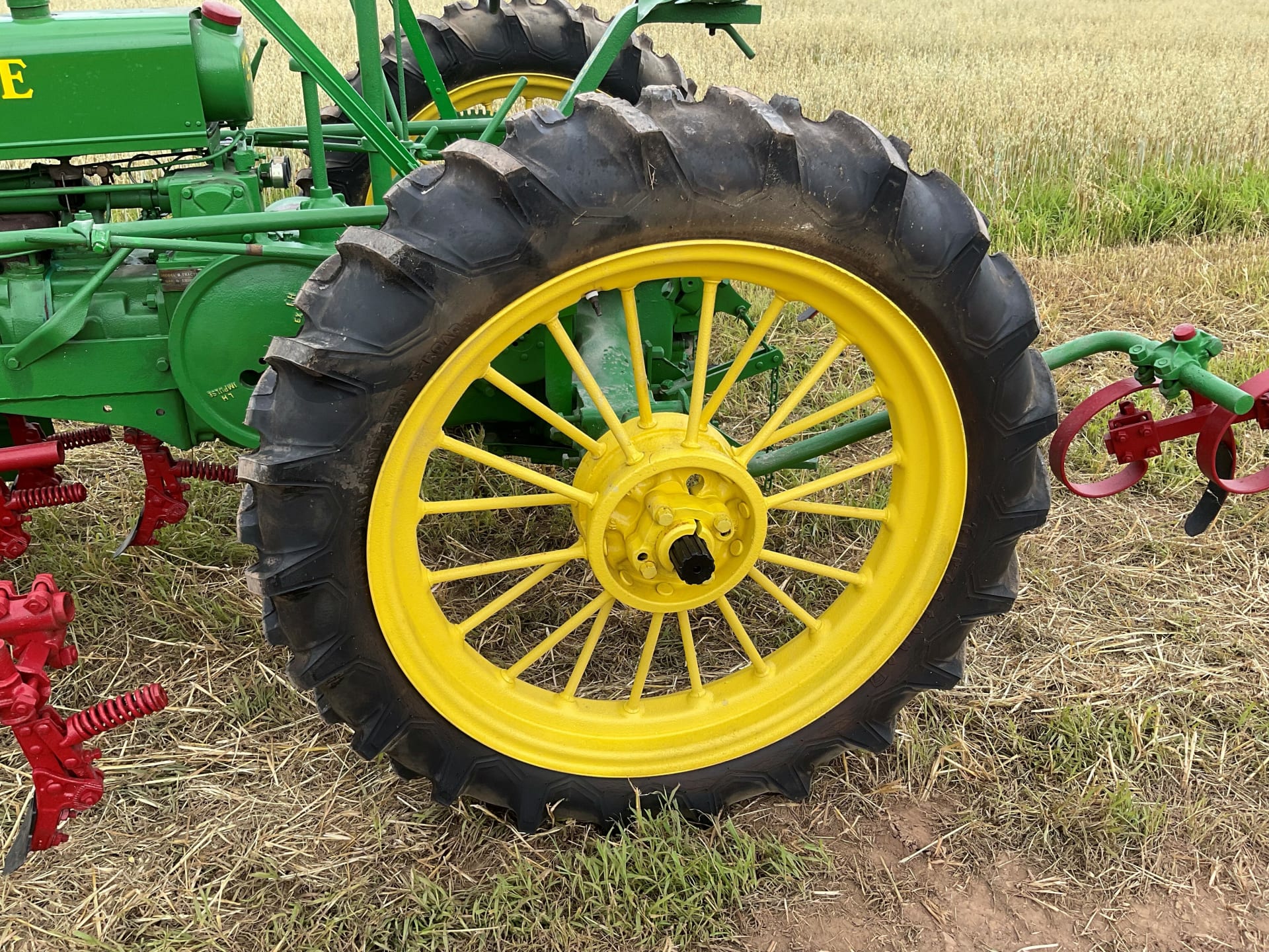 1938 John Deere B at Gone Farmin' Fall Premier 2022 as F221 Mecum