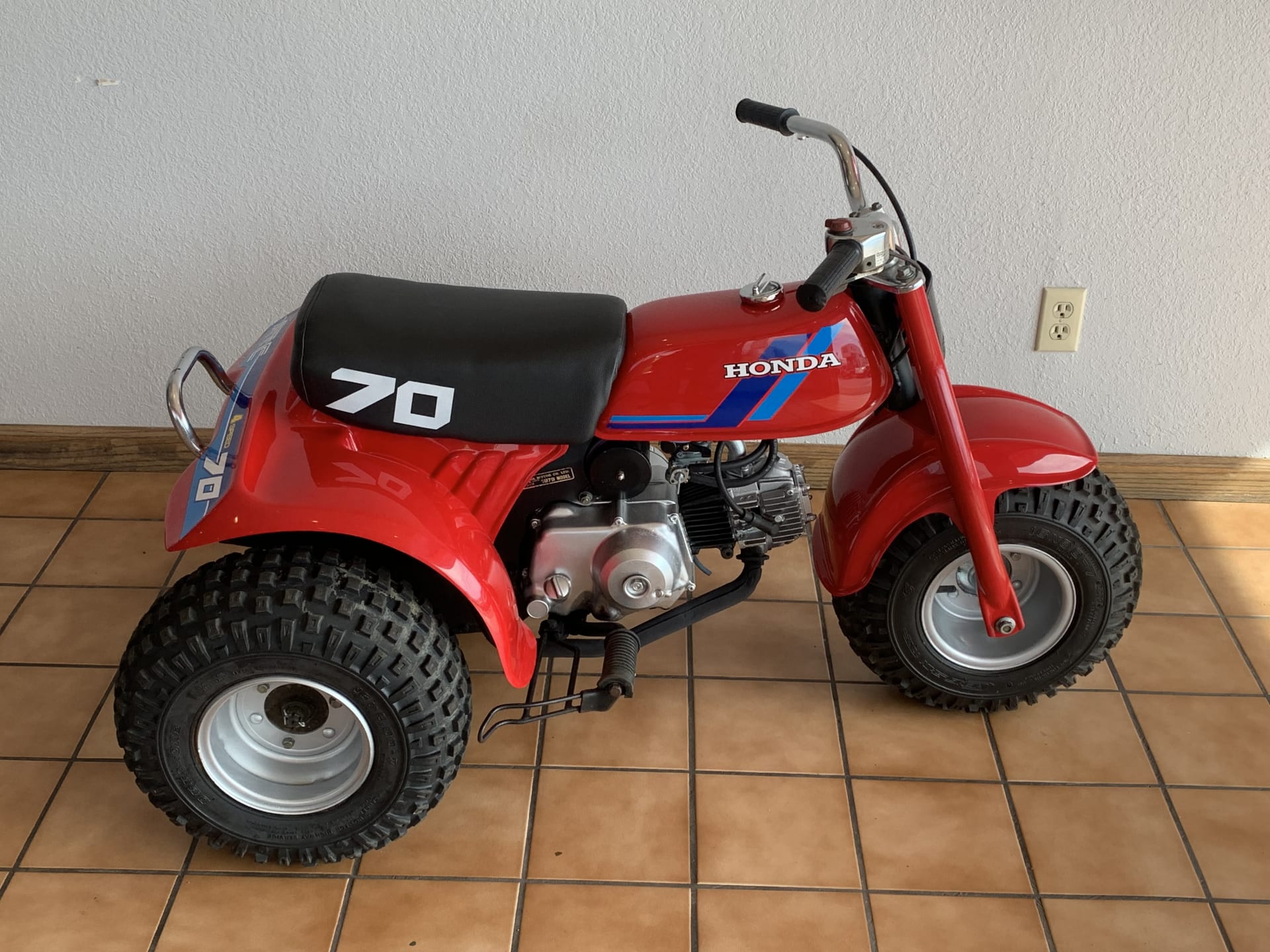 1979 Honda ATC 70 at Houston 2022 as S2 Mecum Auctions