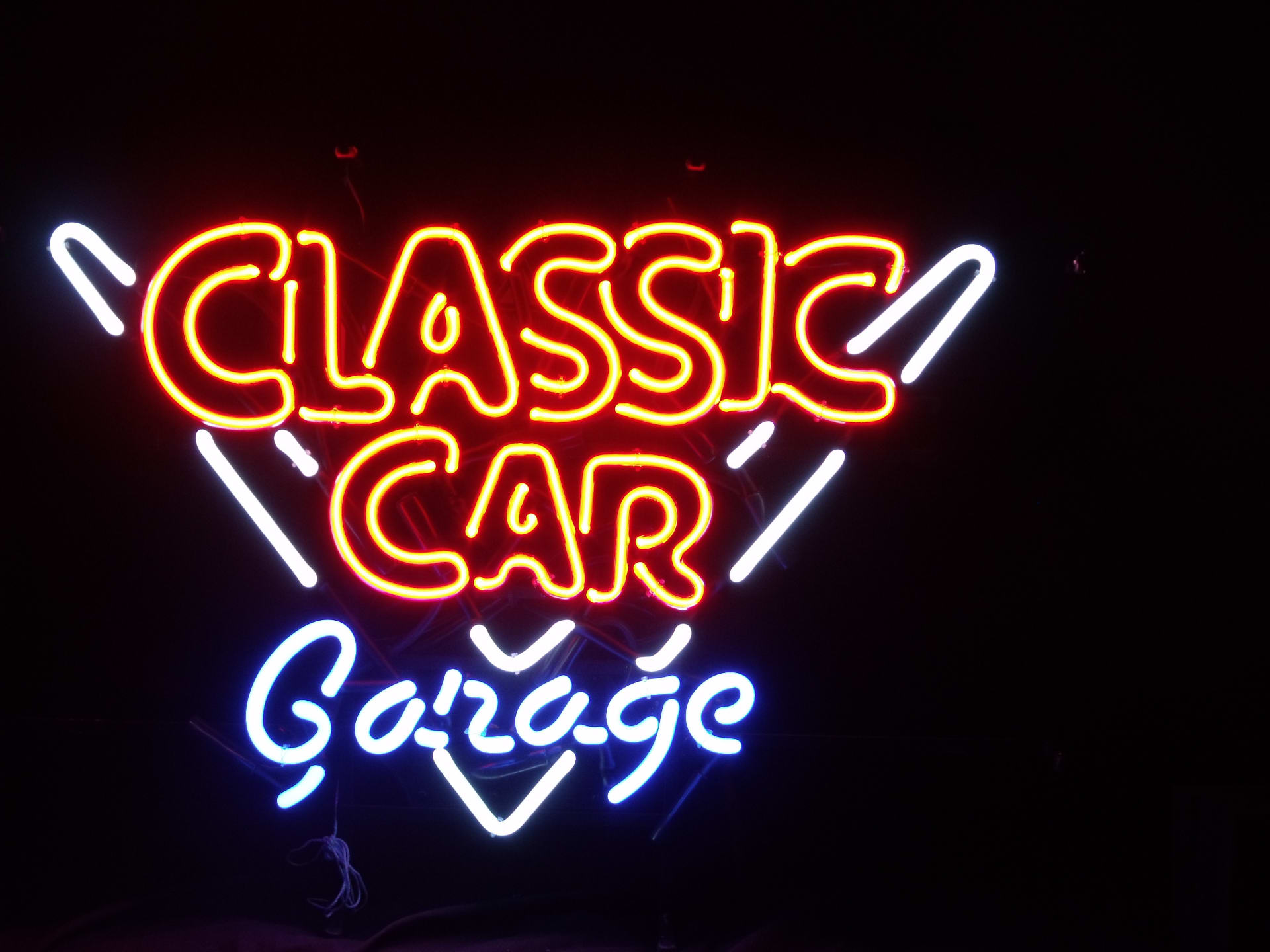Classic Car Garage Neon Sign at Kansas City Spring 2012 as Z139.1 Mecum Auctions