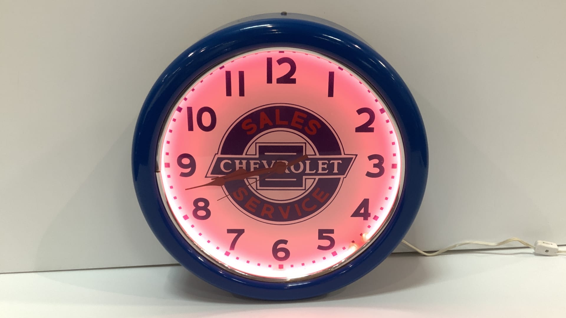 Chevrolet Neon Clock, Reproduction 16x16x5 at Las Vegas 2019 as J32
