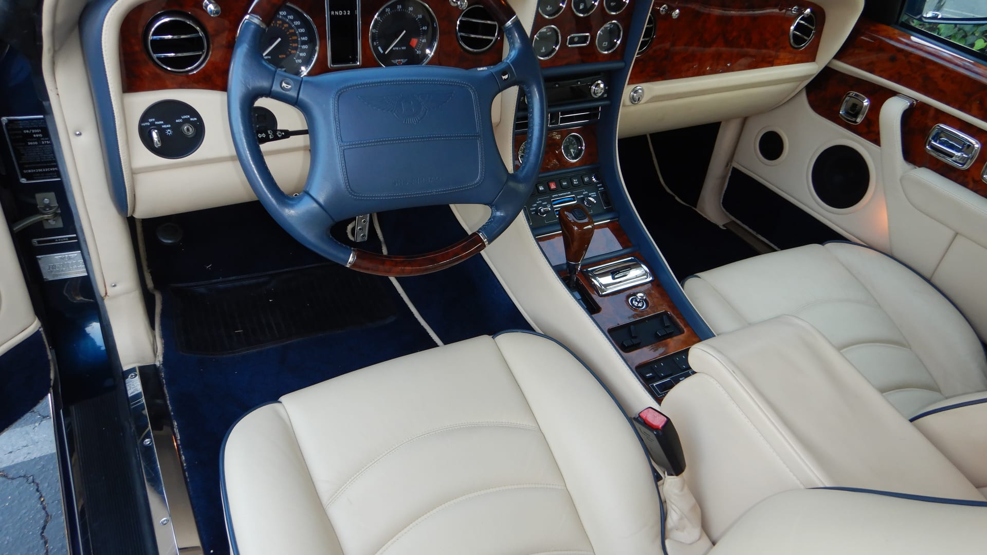 2002 Bentley Azure Mulliner Convertible at Las Vegas 2021 as S159