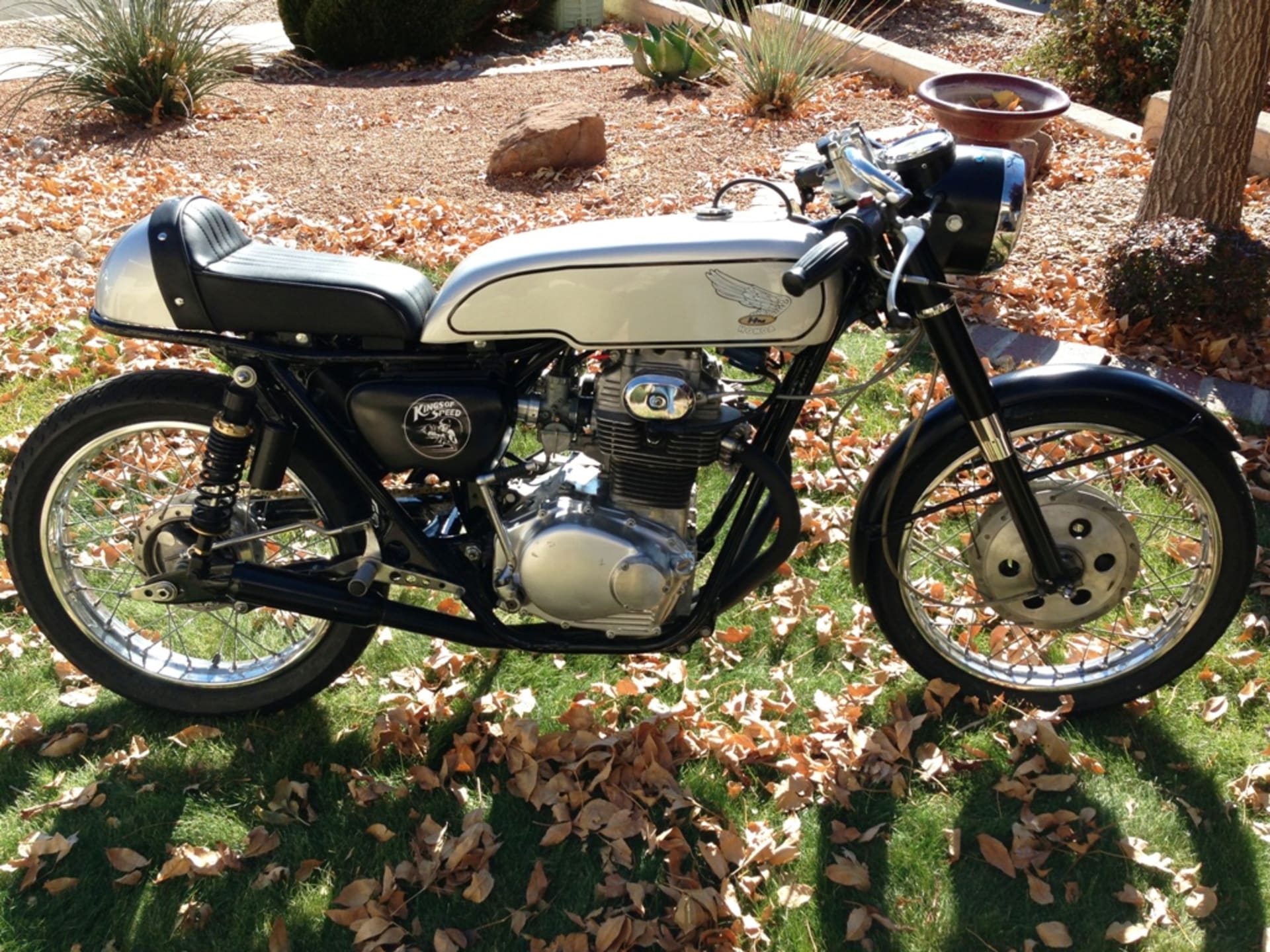 1973 Honda SL350 Café Racer at Las Vegas Motorcycles 2014 as S466