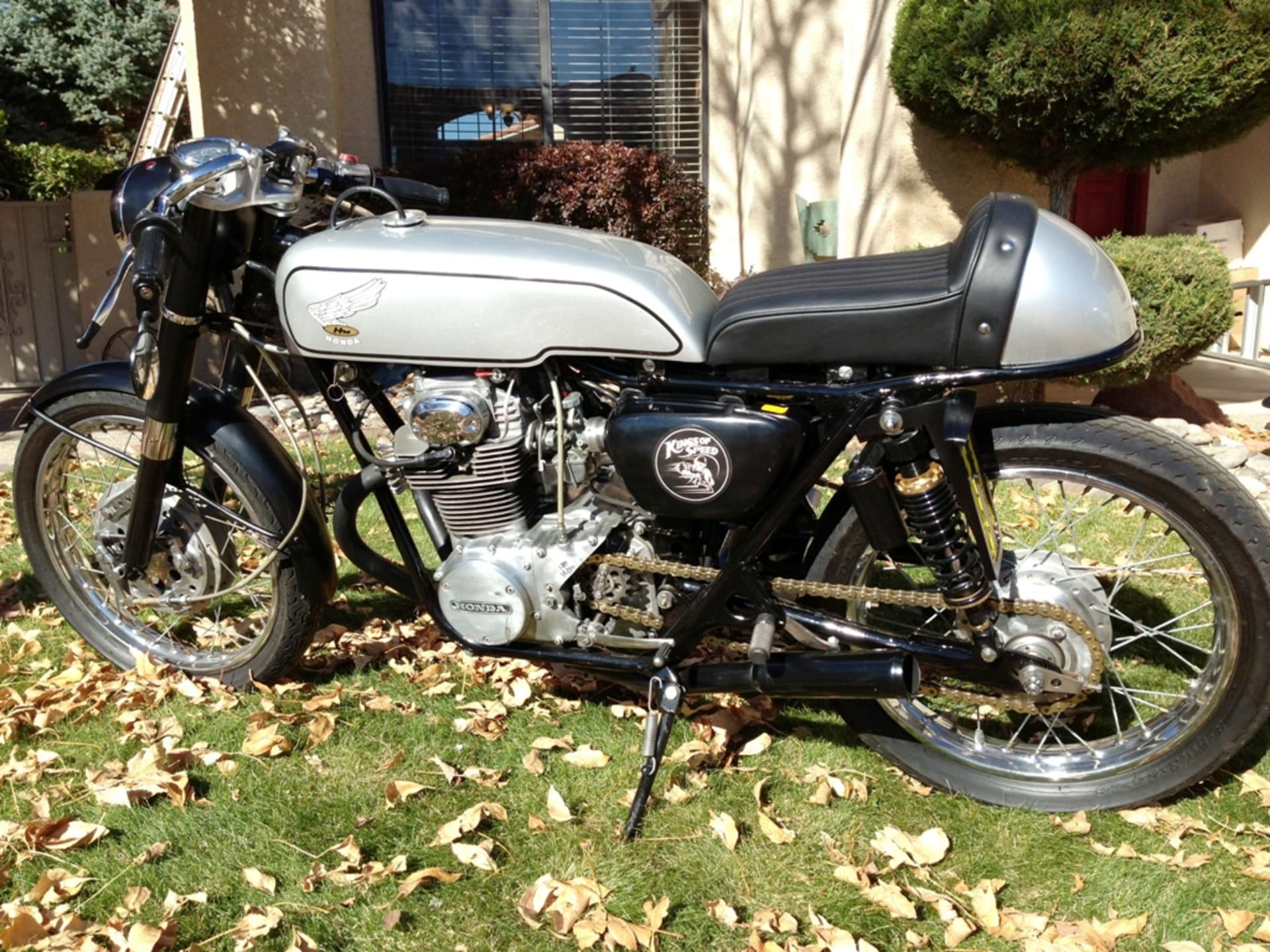 1973 Honda SL350 Café Racer at Las Vegas Motorcycles 2014 as S466