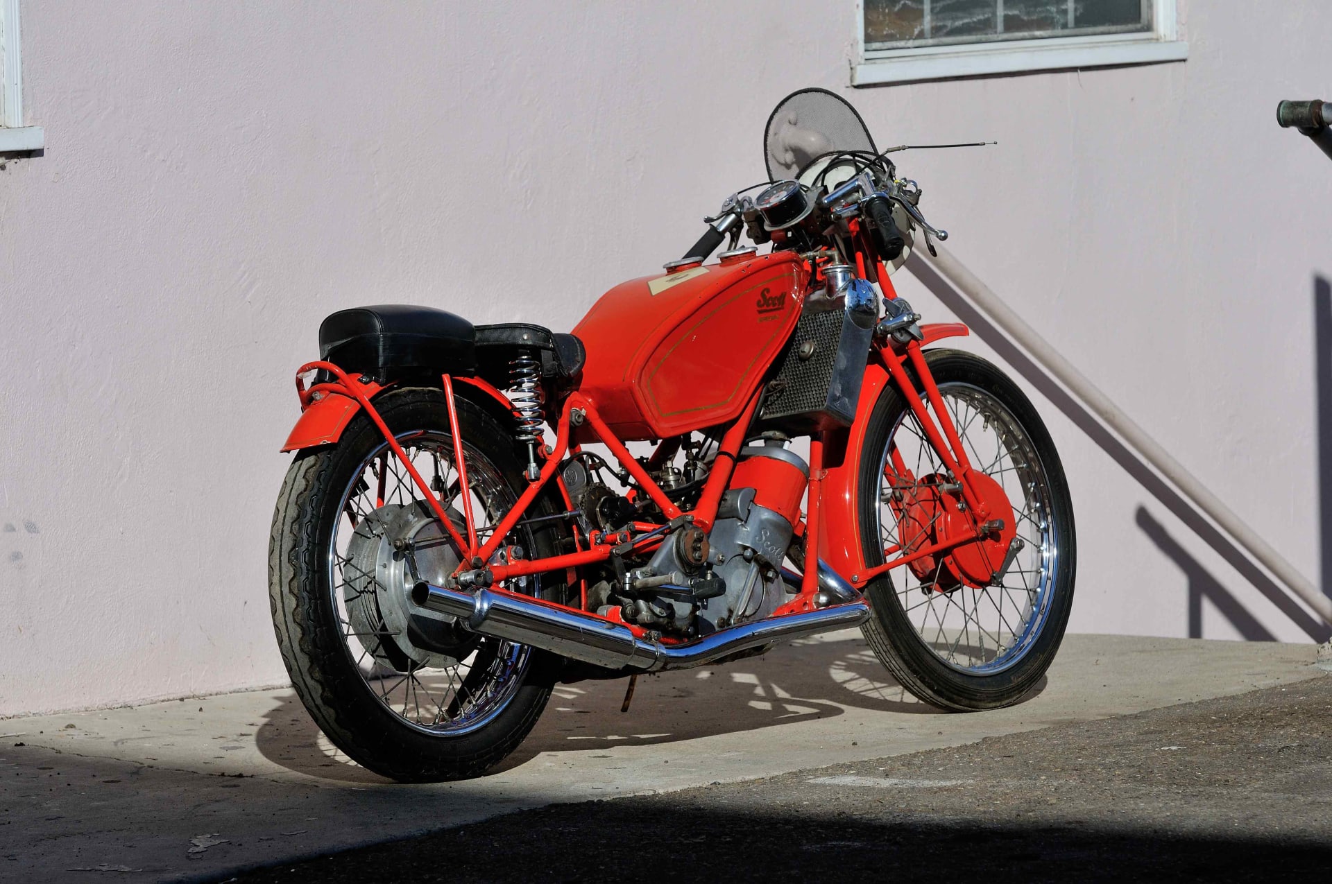 1929 Scott Flying Squirrel Racer at Las Vegas Motorcycles 2015 as F38 ...