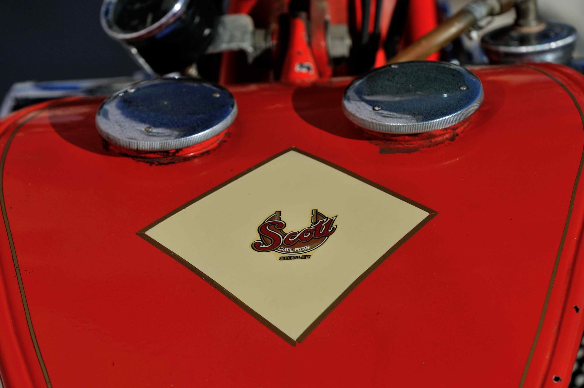 1929 Scott Flying Squirrel Racer at Las Vegas Motorcycles 2015 as F38 ...