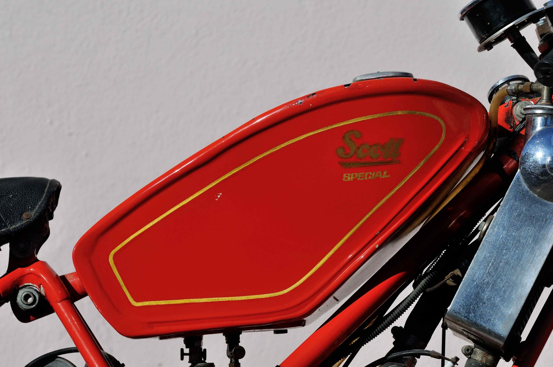 1929 Scott Flying Squirrel Racer at Las Vegas Motorcycles 2015 as F38 ...