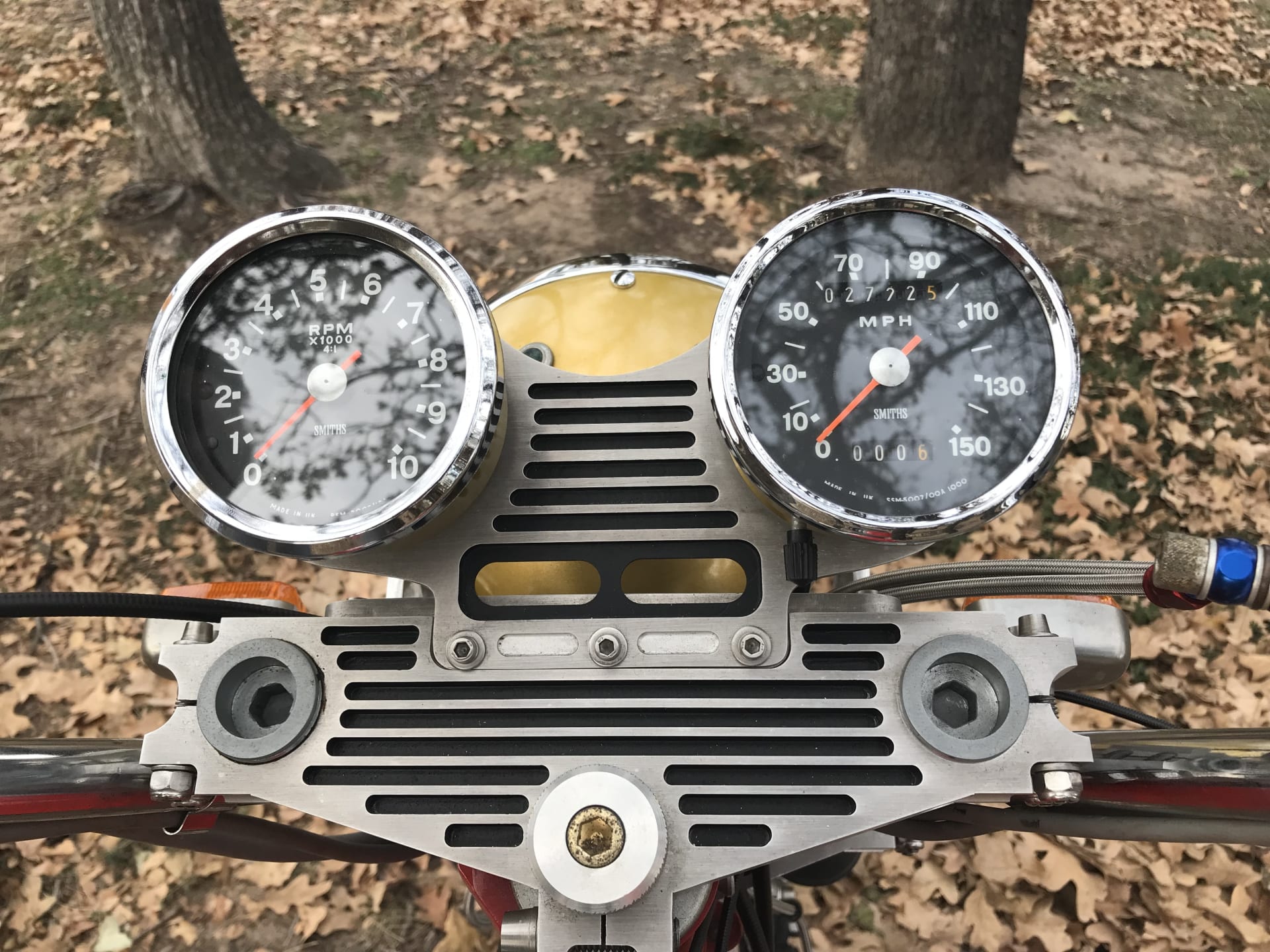 1973 Triumph T150 Trident Cafe Racer Alloy Tank at Las Vegas