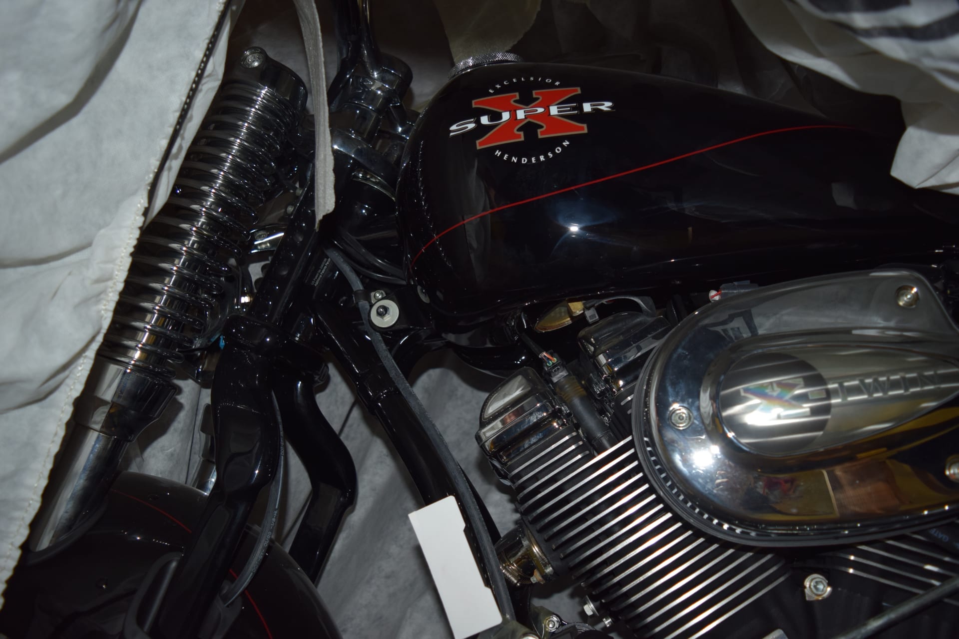 1999 ExcelsiorHenderson Super X Still Crated at Las Vegas Motorcycles