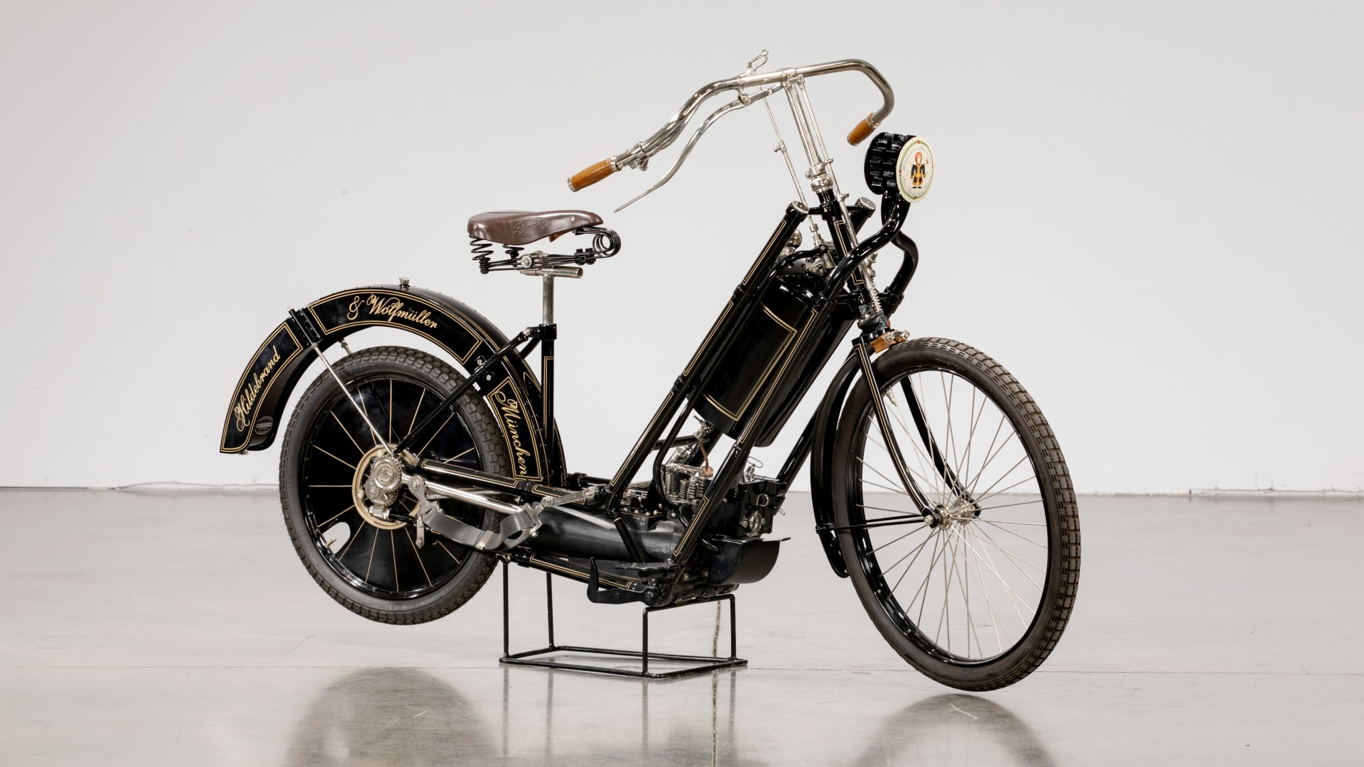 1894 Hildebrand And Wolfmuller Replica at Las Vegas Motorcycles 2019 as