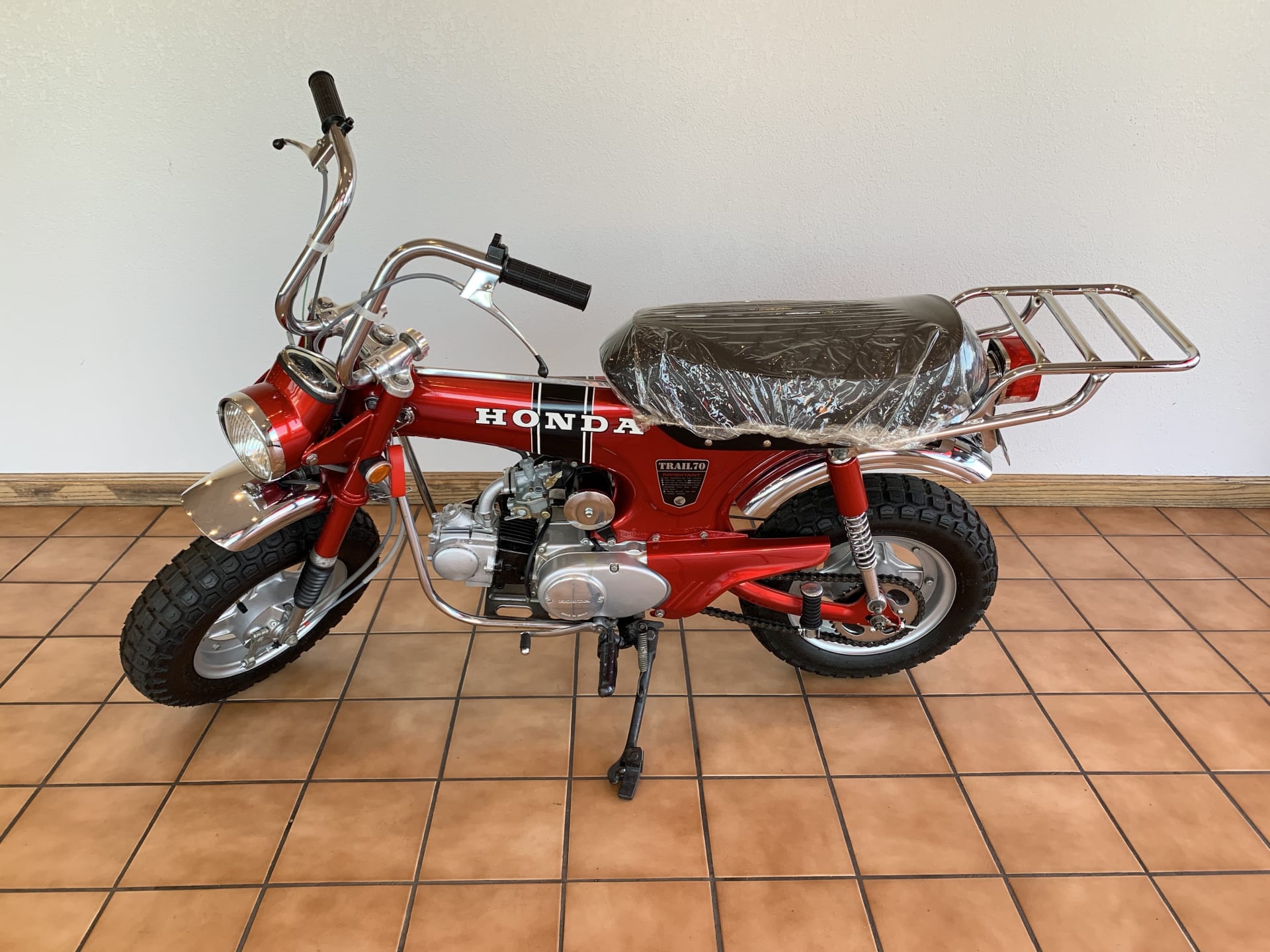 1970 Honda Trail 70 at Las Vegas Motorcycles 2020 as T3 Mecum Auctions