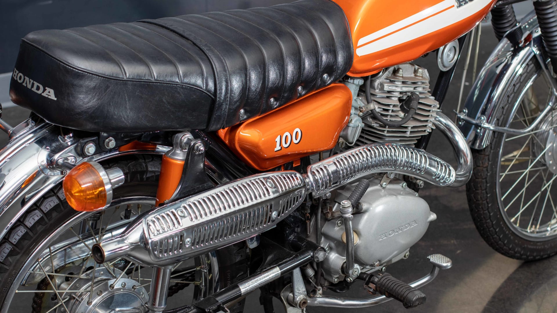 1970 Honda CL100 at Las Vegas Motorcycles 2020 asS60 Mecum Auctions