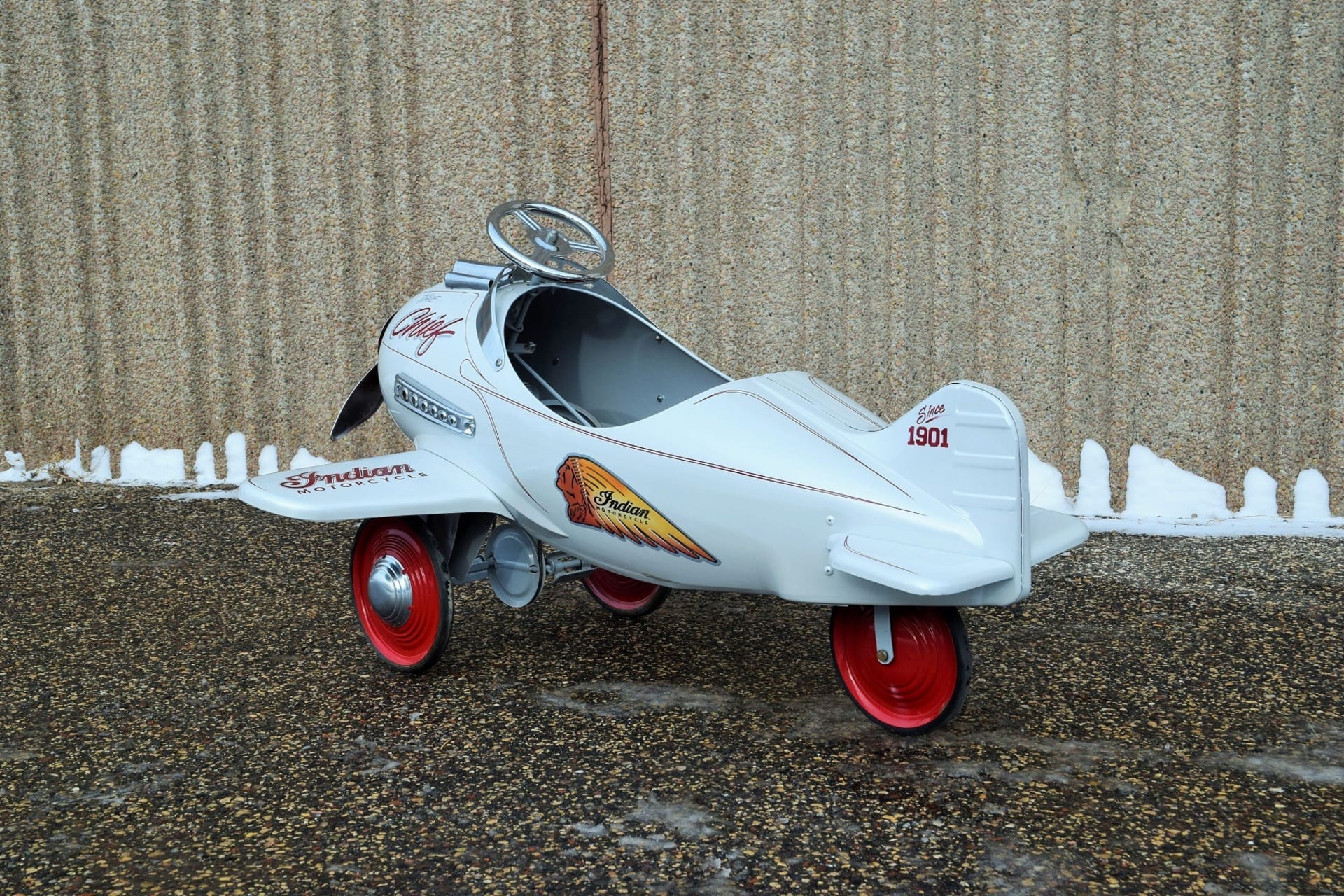 Pursuit Plane Pedal Car at Las Vegas Motorcycles 2020 as J62 Mecum