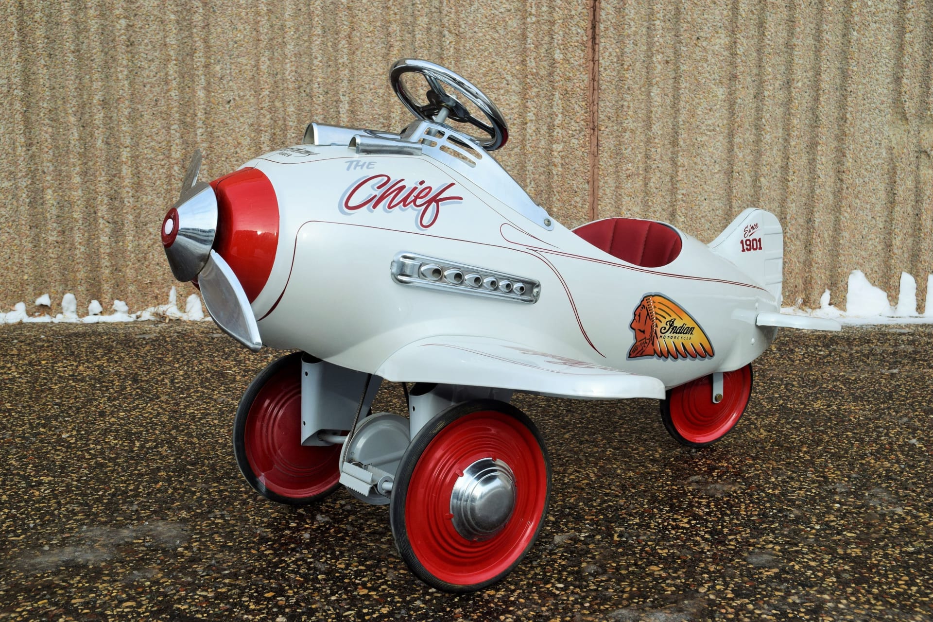 Pursuit Plane Pedal Car at Las Vegas Motorcycles 2020 as J62 Mecum