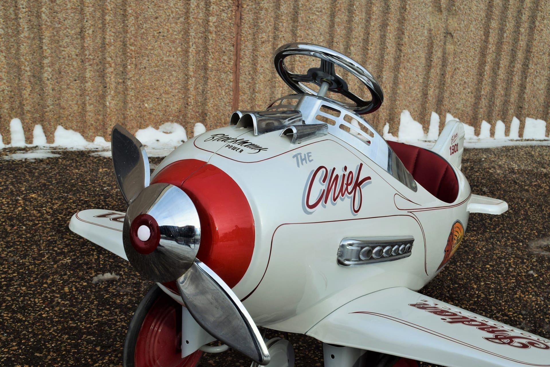 Pursuit Plane Pedal Car at Las Vegas Motorcycles 2020 as J62 Mecum