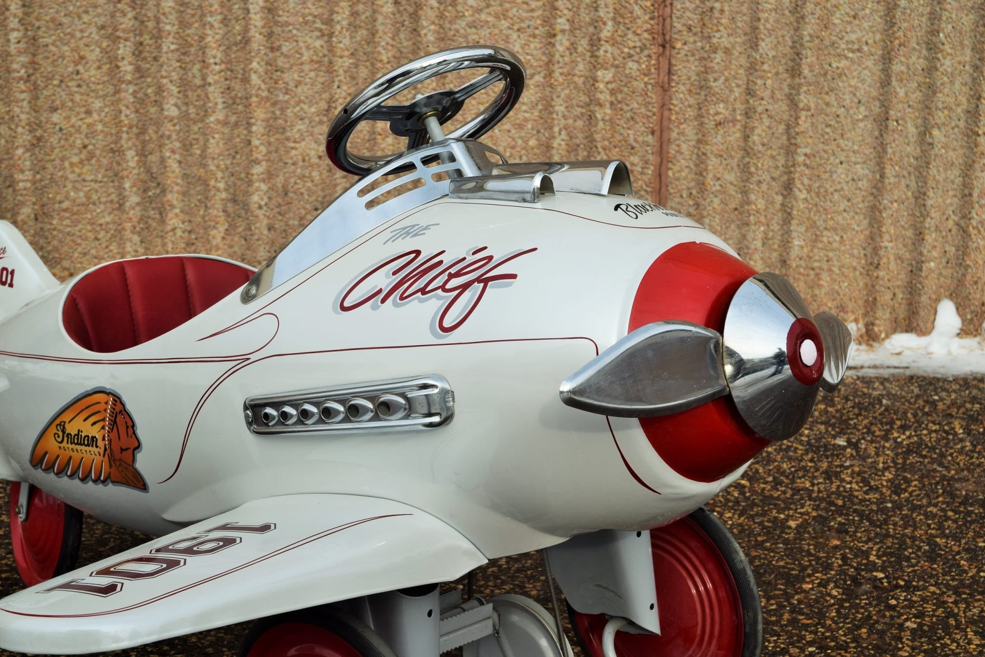 Pursuit Plane Pedal Car at Las Vegas Motorcycles 2020 as J62 Mecum