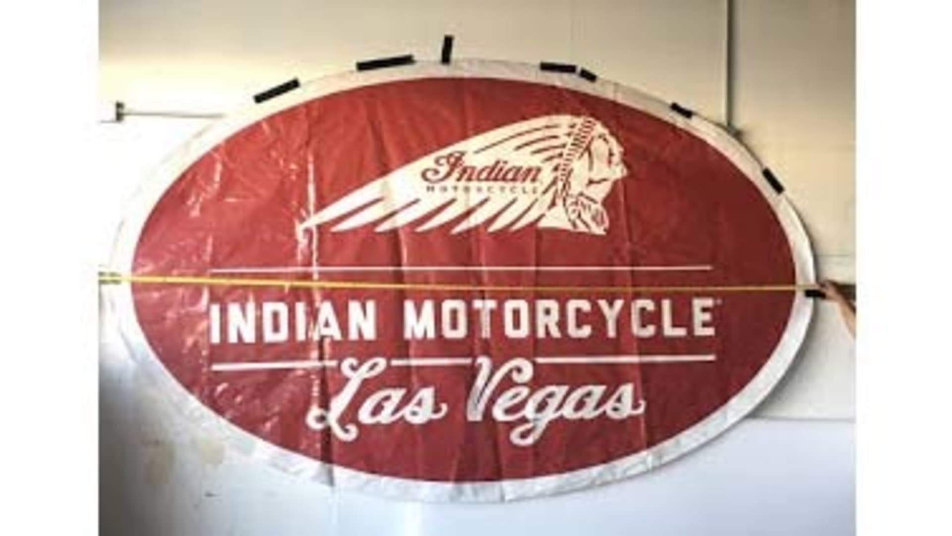 Indian Motorcycle Dealership Banner 138x90 at Las Vegas Motorcycles