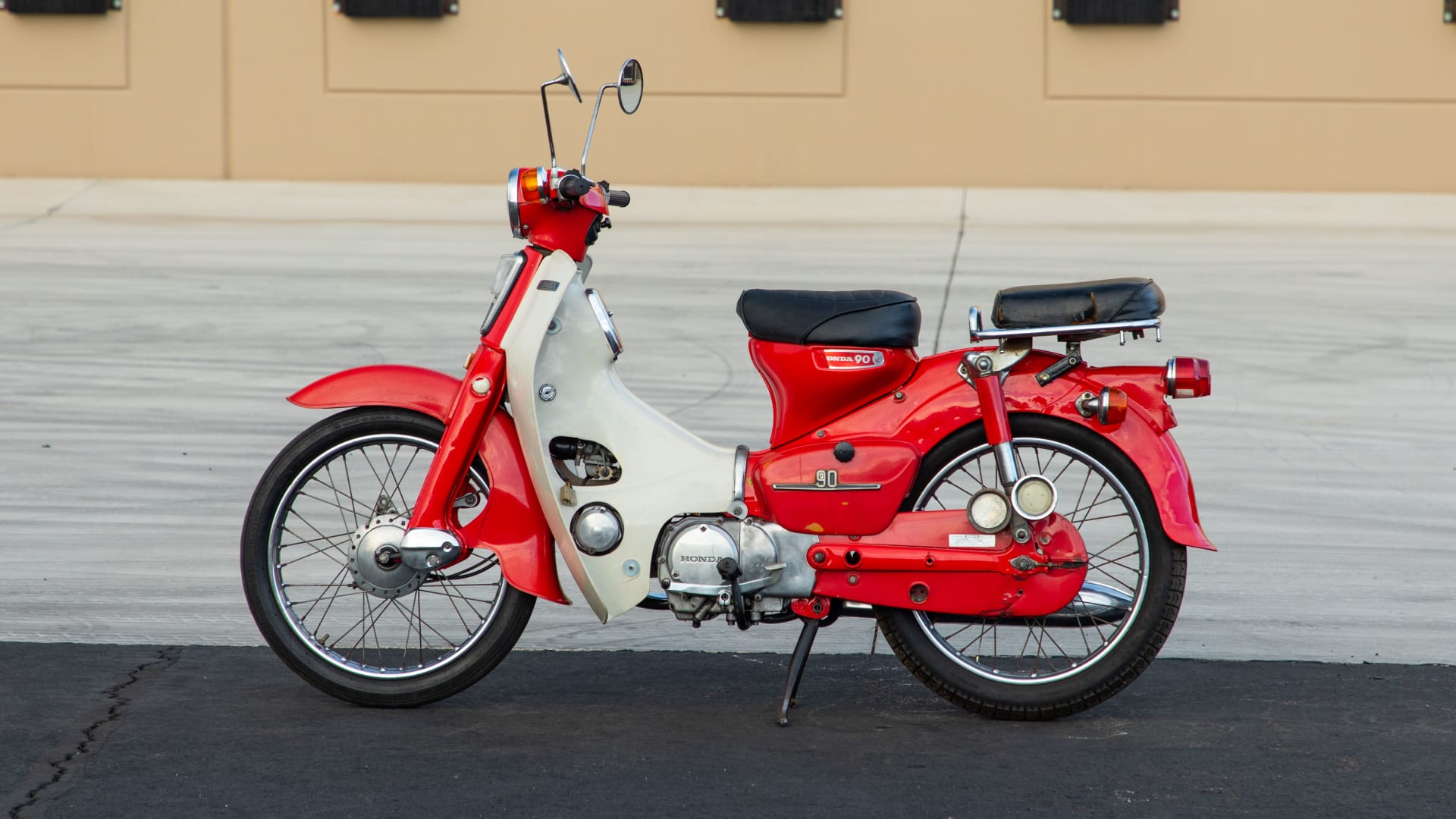 1967 Honda 90 StepThrough at Las Vegas Motorcycles 2021 as W20 Mecum