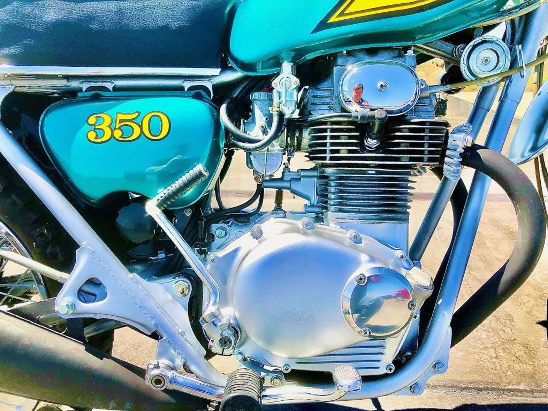 1973 Honda Sl350 at Las Vegas Motorcycles 2021 as F312 Mecum Auctions