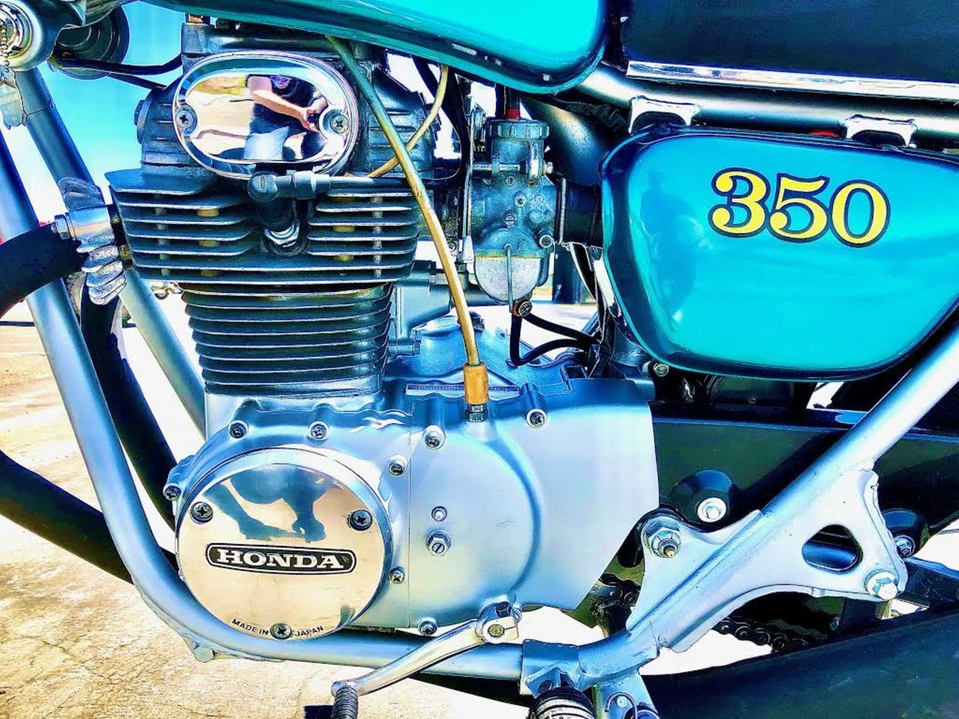 1973 Honda Sl350 at Las Vegas Motorcycles 2021 as F312 Mecum Auctions