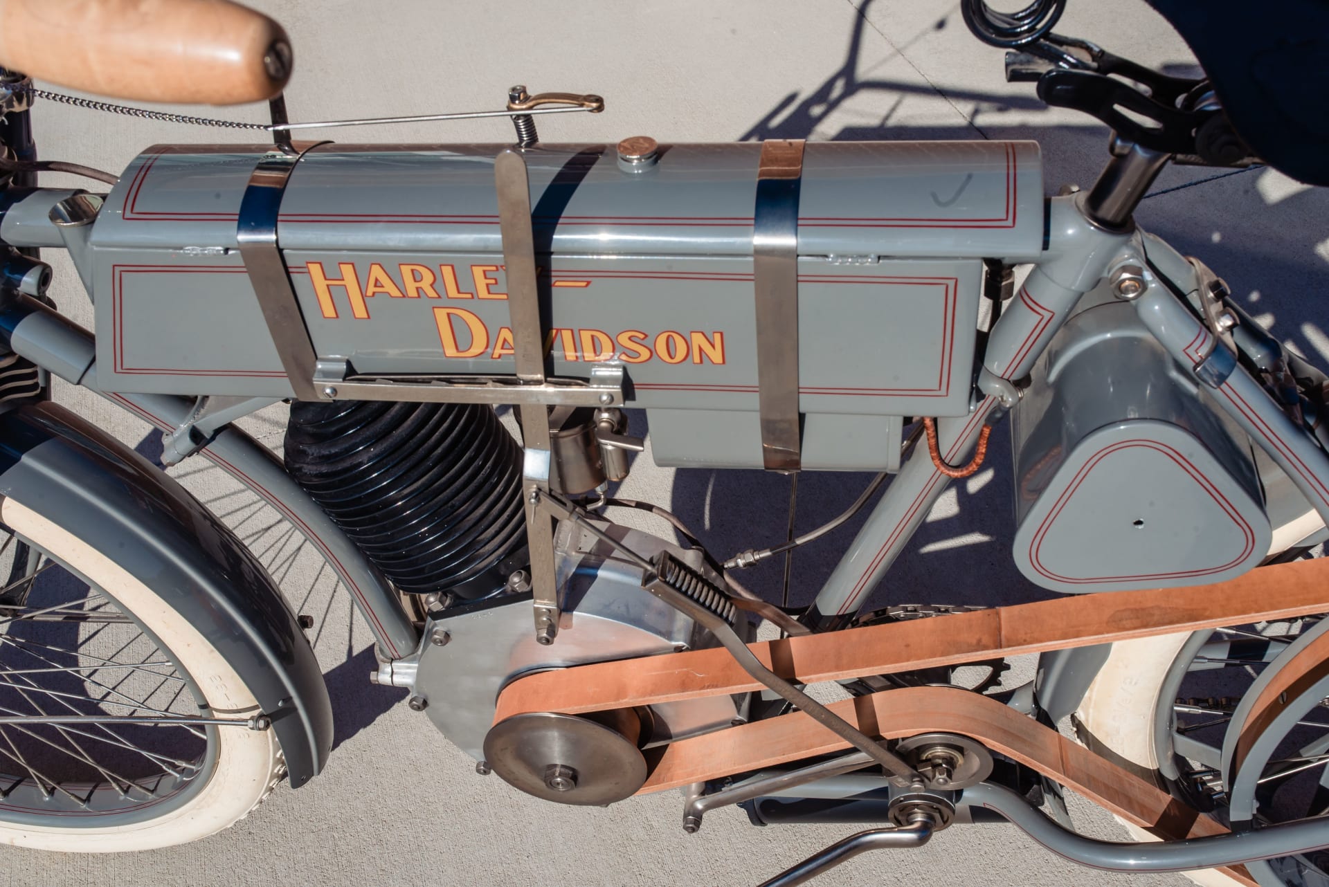 1908 Harley-Davidson Strap Tank at Las Vegas Motorcycles 2021 asS151 ...