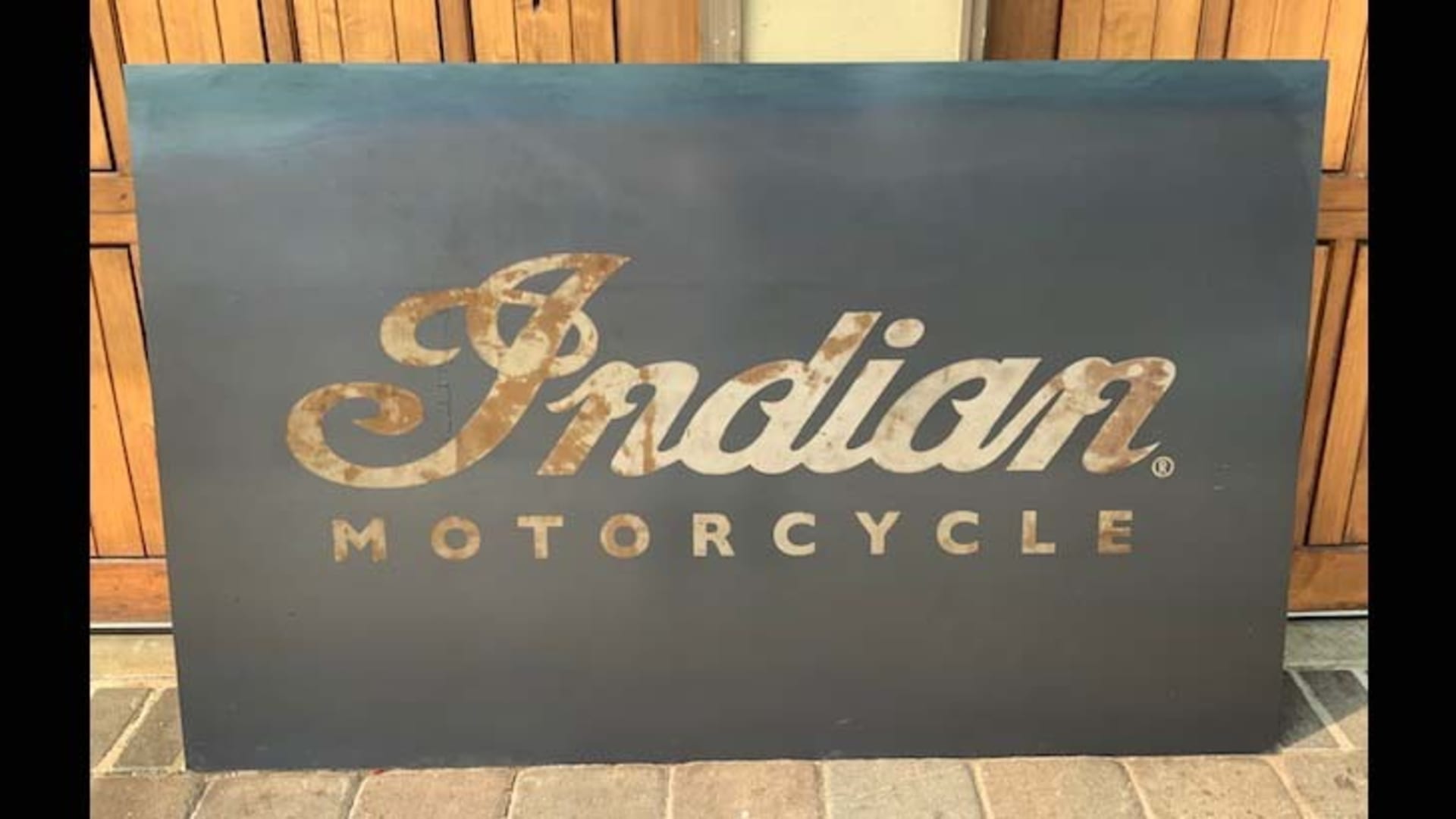 2000s Indian Motorcycle Dealership Sign at Las Vegas Motorcycles 2021