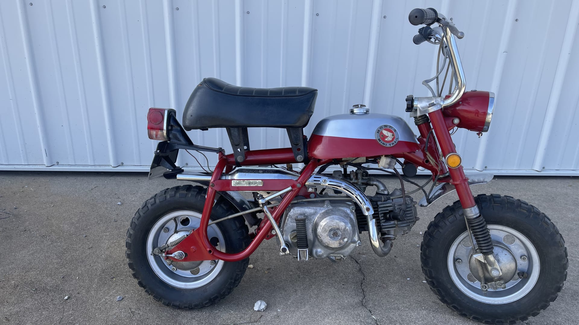 1969 Honda Z50 Mini Trail at Las Vegas Motorcycles 2022 as W320 Mecum