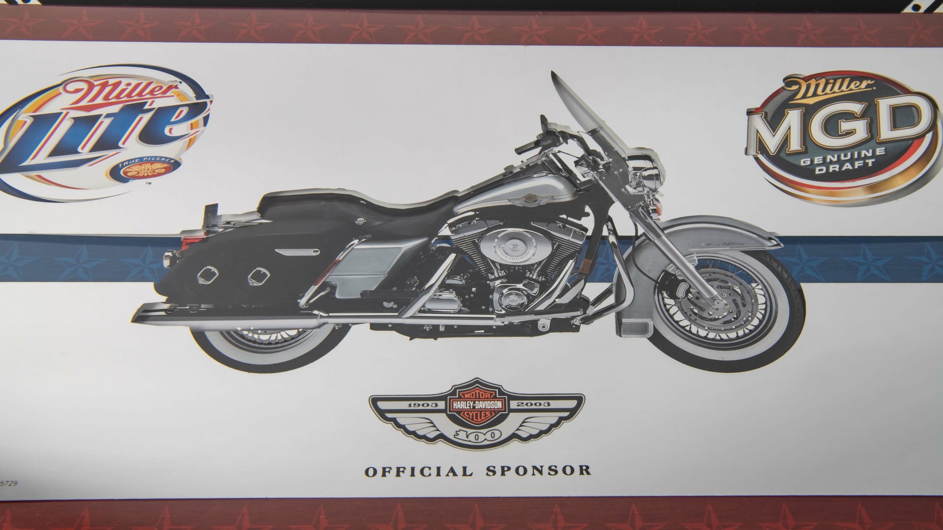 HarleyDavidson Miller Lite Framed Mirrors at Las Vegas Motorcycles 2022 as Z409 Mecum Auctions