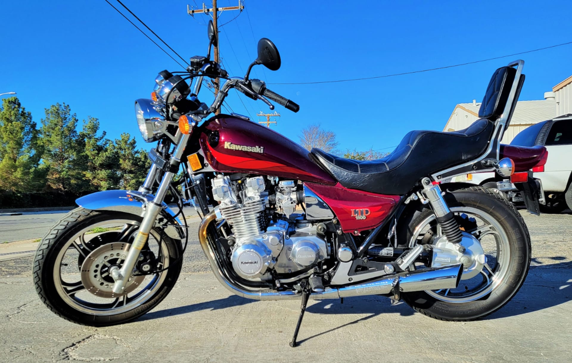 Cavo Frizione In Vinile Nero Per Kawasaki ZN 1100B LTD 1984-1985