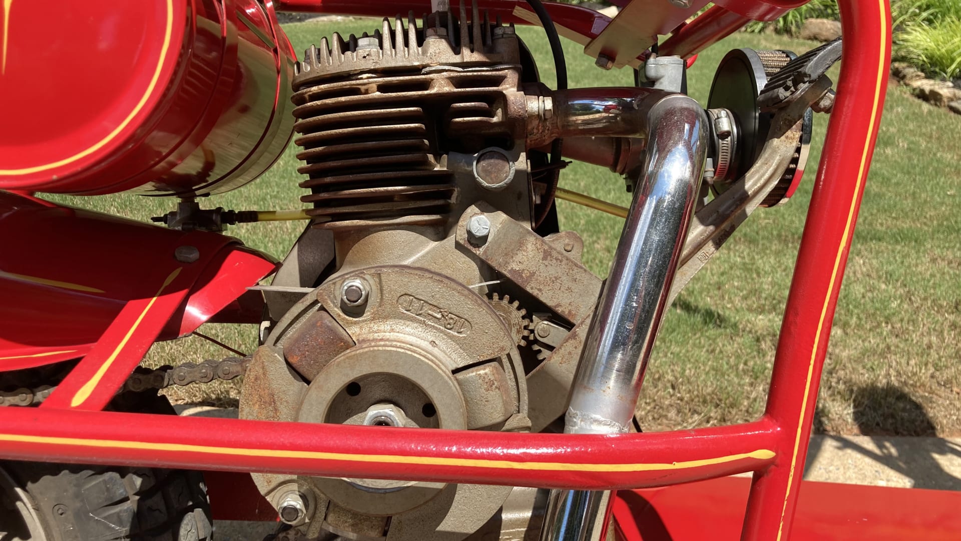 1957 Allstate Cushman Eagle at Las Vegas Motorcycles 2023 as T94