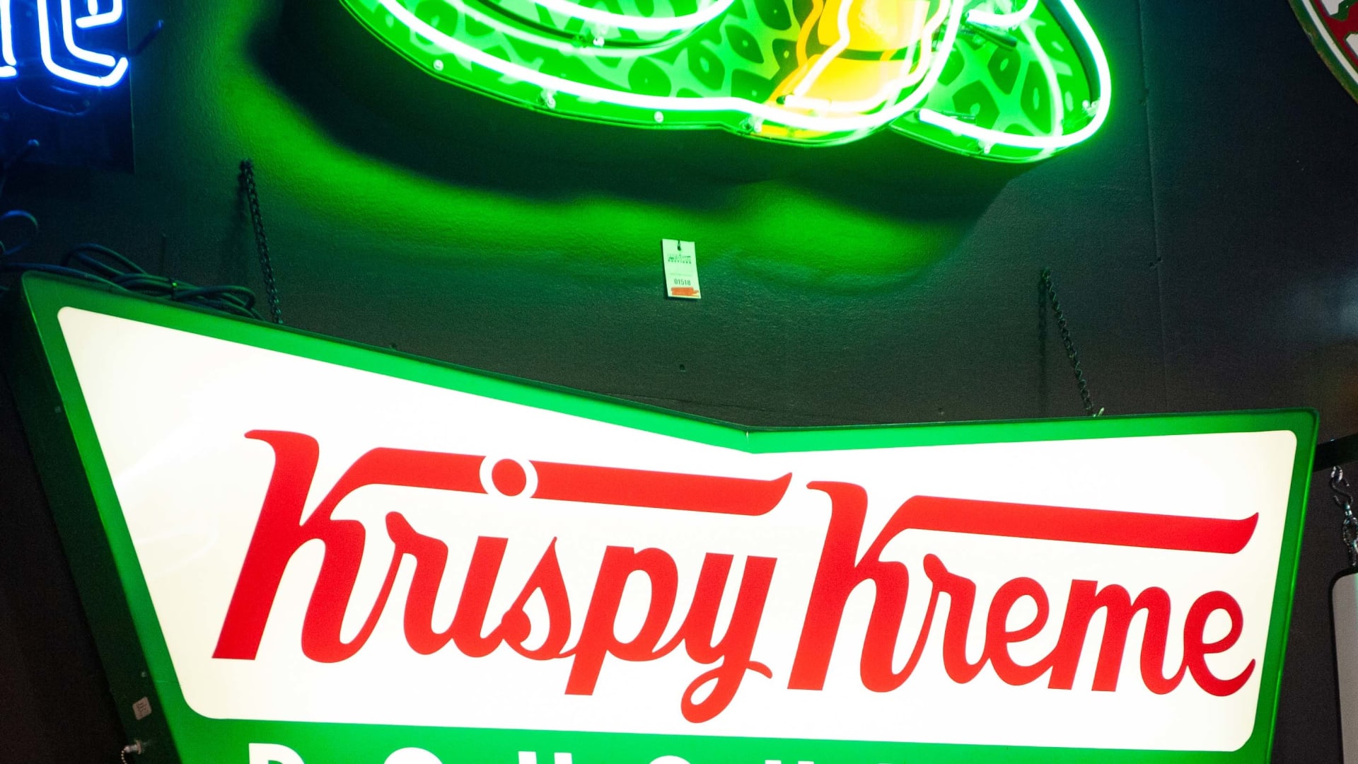 Krispy Kreme Donuts LightUp Sign at The Eddie Vannoy Collection 2020