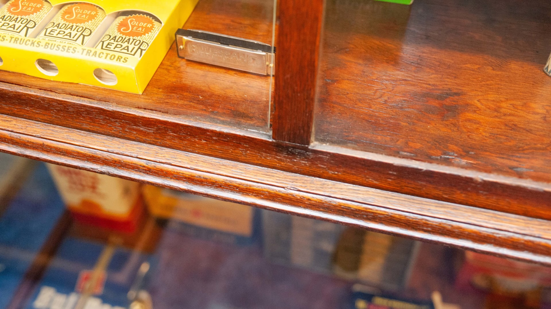 Wooden Countertop Display Case at The Eddie Vannoy Collection 2020 as ...