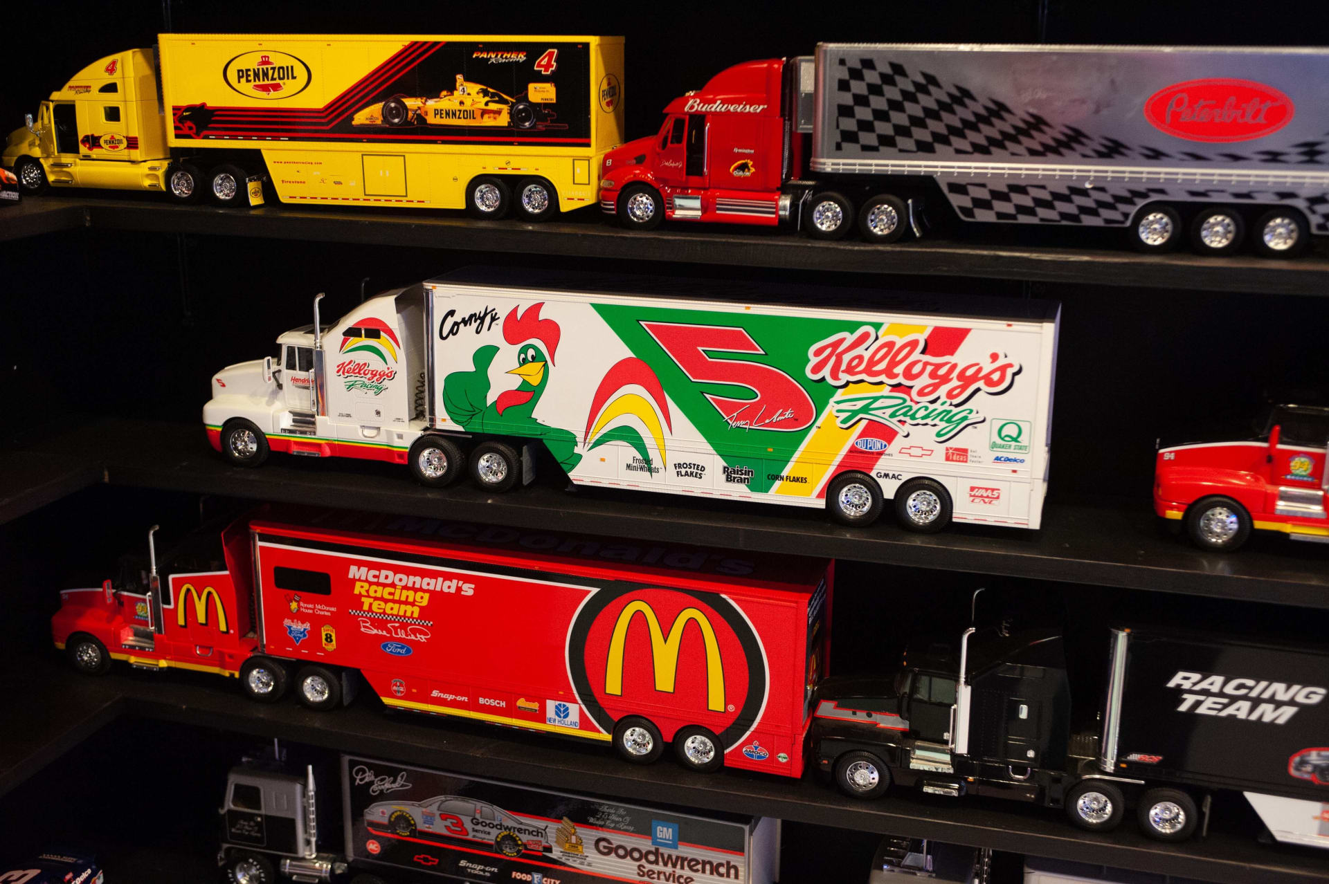 NASCAR Kellogg's Racing Team Scale Model Truck And Trailer at The Eddie