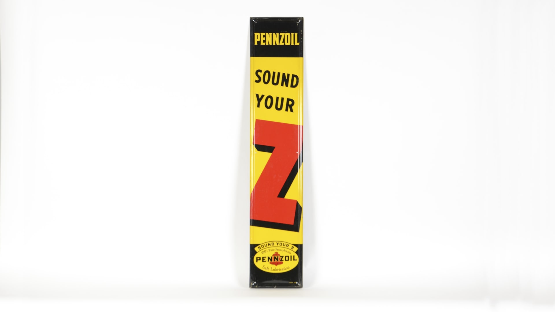 Pennzoil Sound Your Z Sign SST at The Road Art Auction 2015 as S47 Mecum Auctions