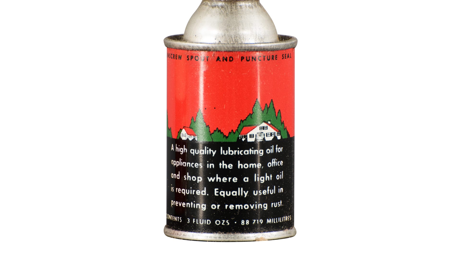 Texaco Home Lubricant Oil Three Ounce Can at The Road Art Collection