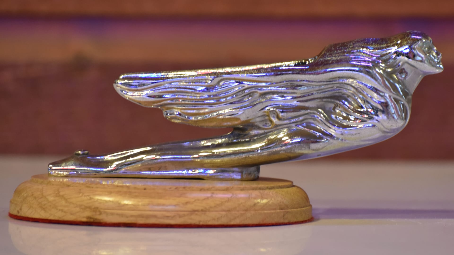 Two Oldsmobile Hood Ornaments at Indy Road Art 2017 as H172 - Mecum