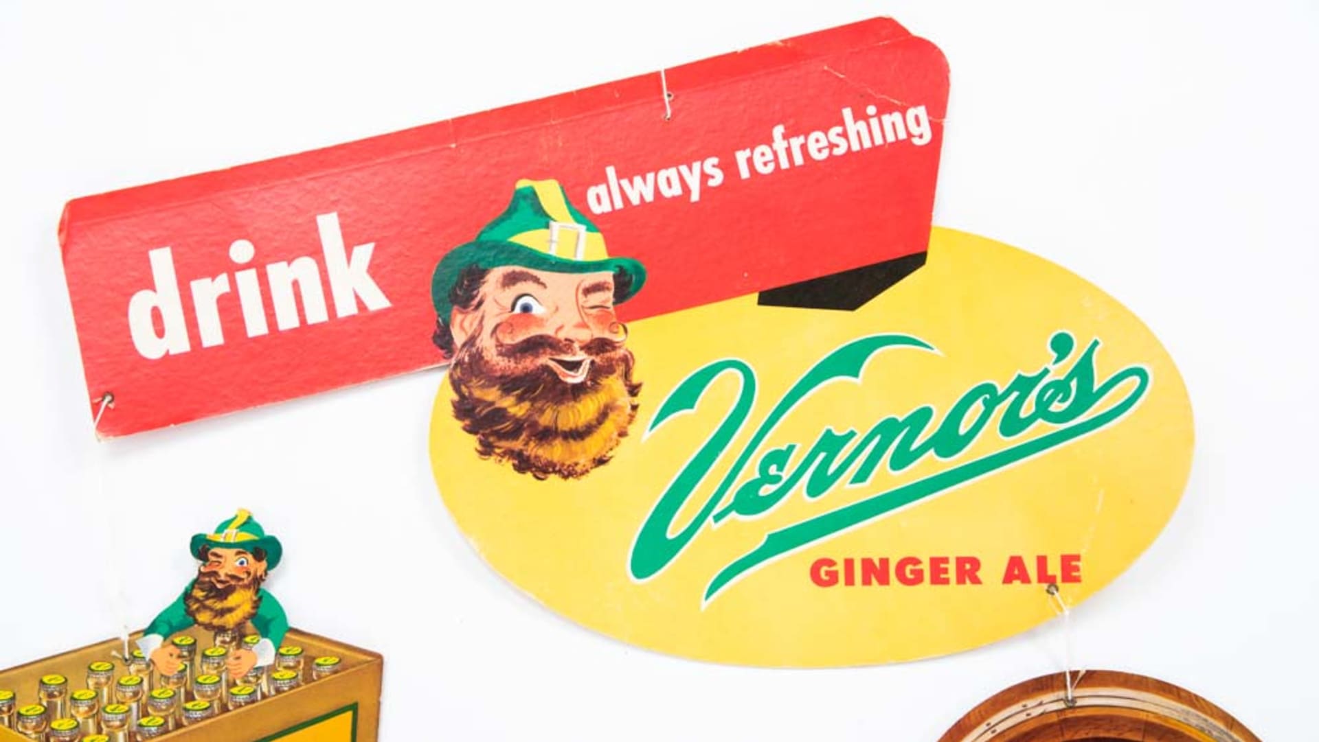 Vernor's Ginger Ale Paper Display 23 In. X 18 In. at The Road Art Collection 2017 as S213