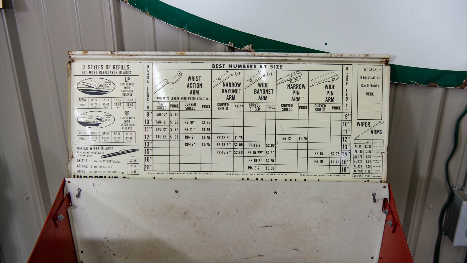 Trico Wiper Blades Display at Indy Road Art 2022 as E452 Mecum Auctions